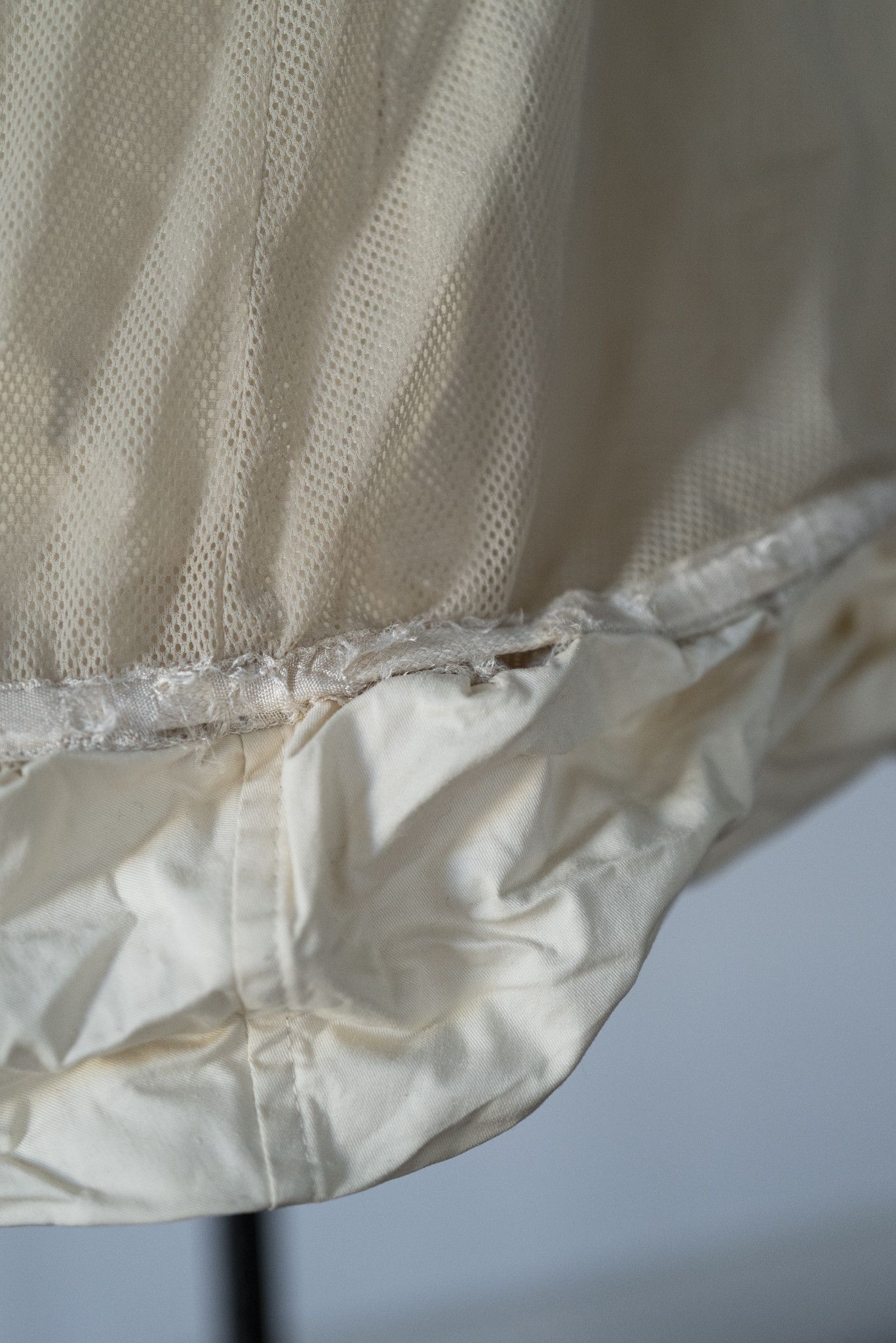 Jean Paul Gaultier Vintage Jean Paul Gaultier Ivory Cotton Hooded Trench Coat Size L / US 10 / IT 46 - 14 Thumbnail