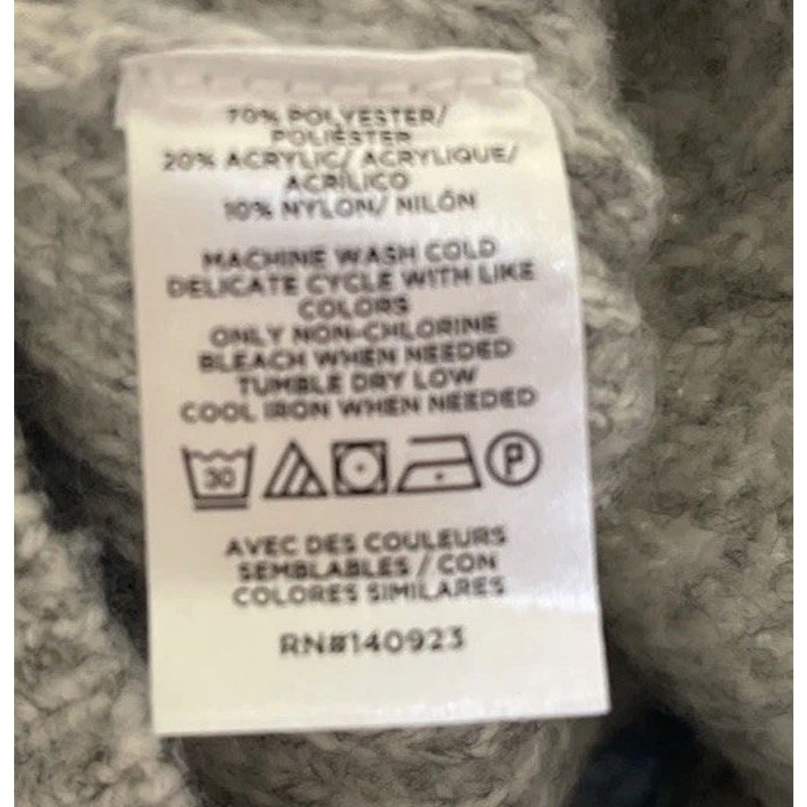 Ann Taylor Ann Taylor Petite Small Heather Gray Mock Turtleneck Sweater Size S / US 4 / IT 40 - 7 Thumbnail