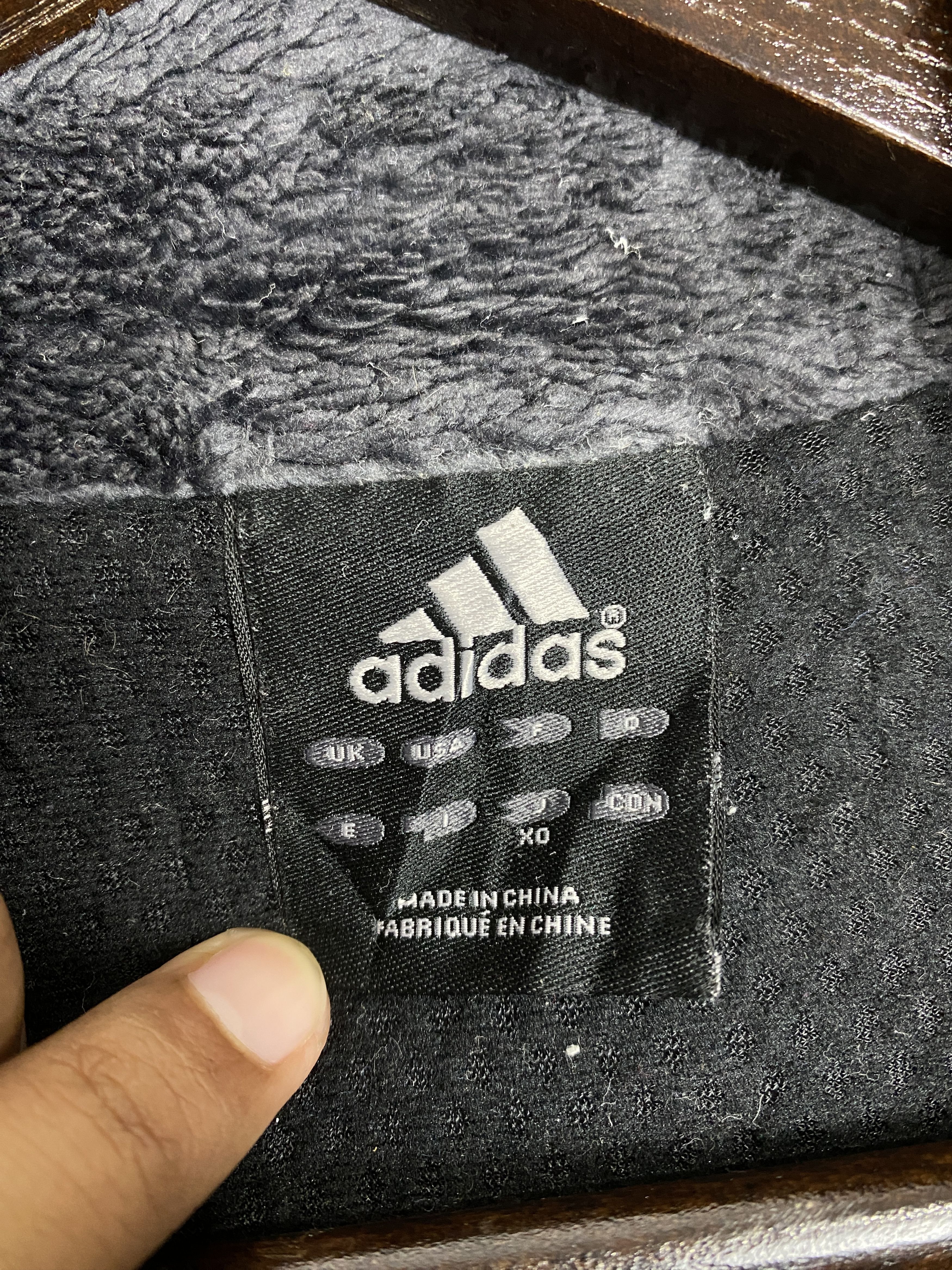 Adidas Vintage Adidas Fleece Zip Up Jacket PJ2614 Size US S / EU 44-46 / 1 - 10 Thumbnail