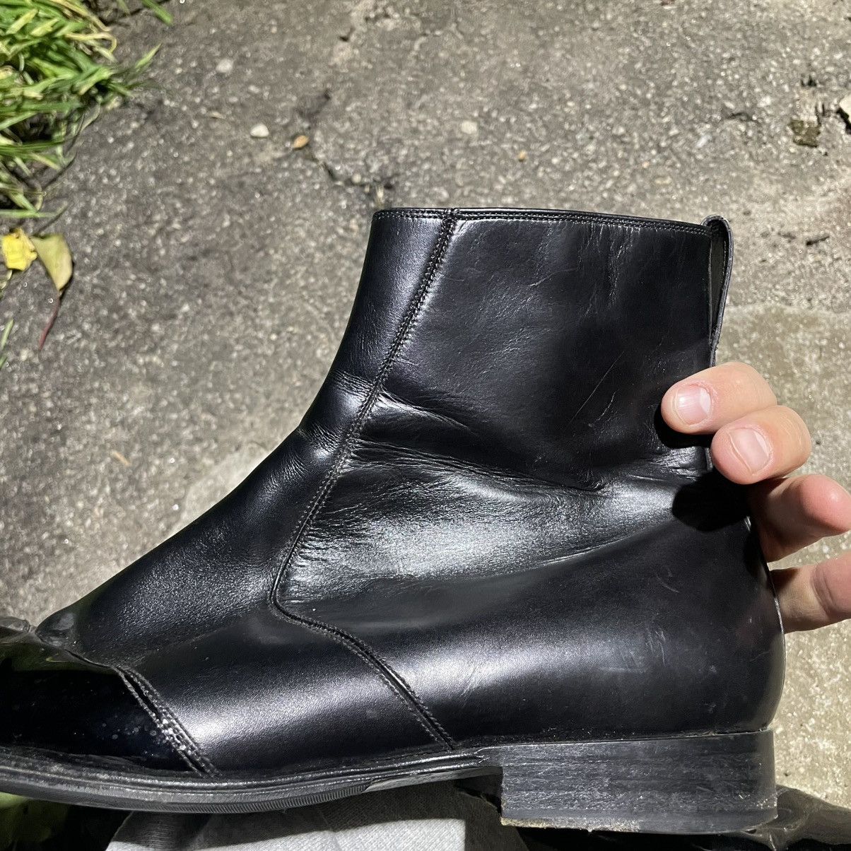 Dior Dior Homme Leather Noir Boots by Hedi Slimane Assche shoes Size US 10 / EU 43 - 6 Thumbnail