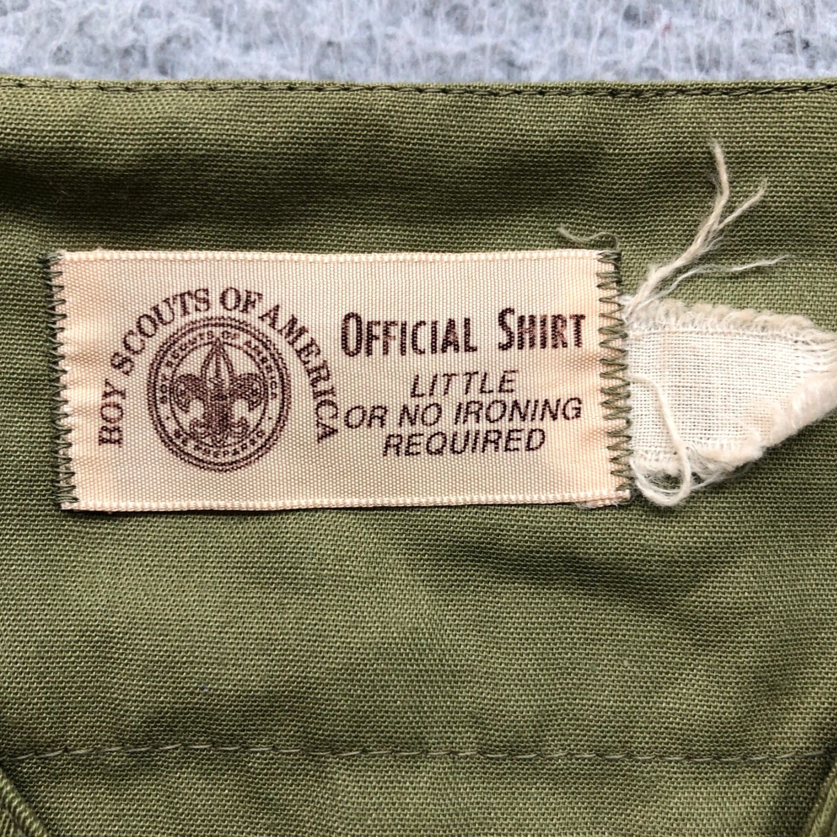 Vintage VINTAGE BSA Uniform Shirt Mens Large Green 60s 70s Button-Up Long Sleeve Casual Travel Georgia Boys Scout of America Size US M / EU 48-50 / 2 - 4 Thumbnail