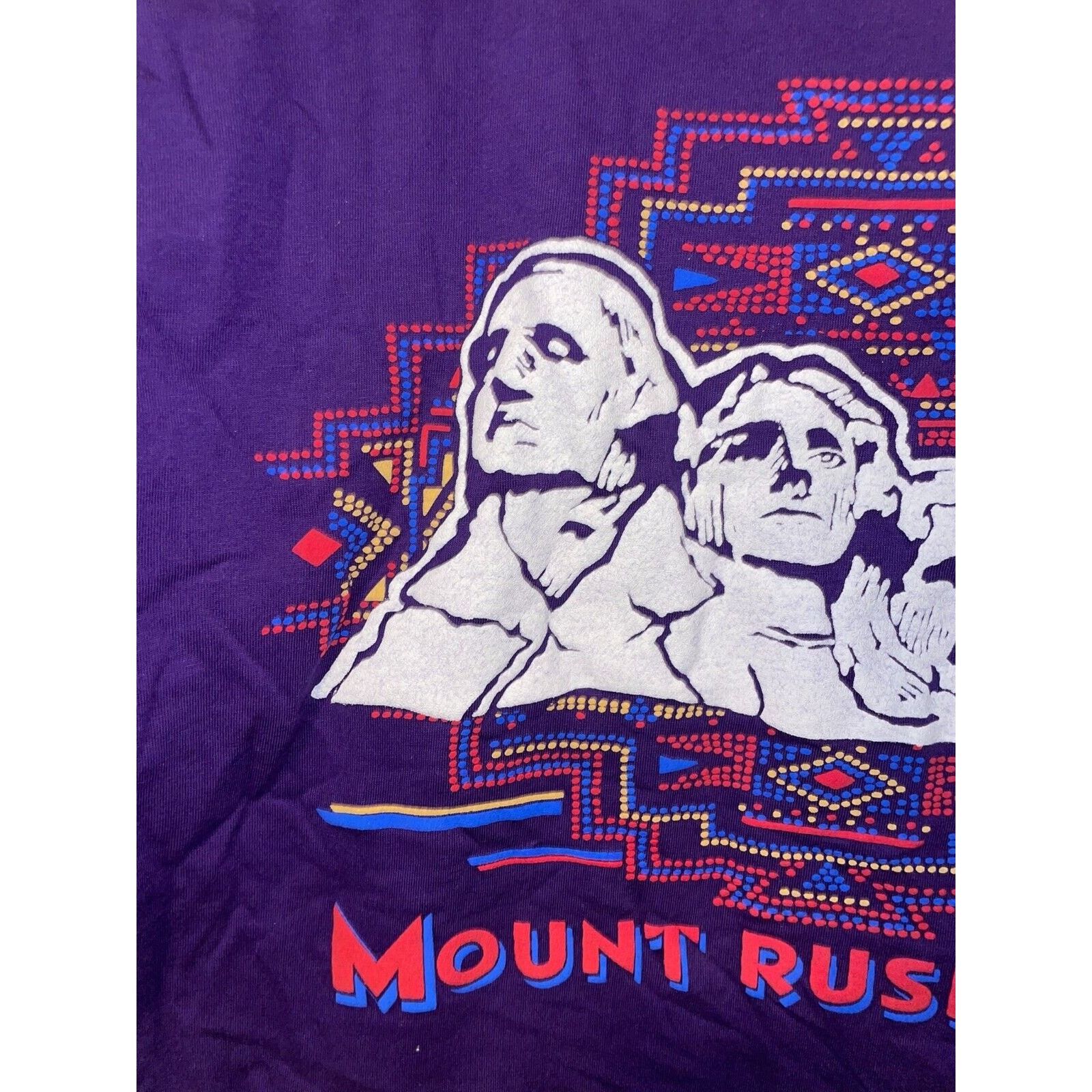 Jerzees Vintage Mount Rushmore Shirt Graphic Tee L USA 90s Tourist L Size US L / EU 52-54 / 3 - 3 Thumbnail