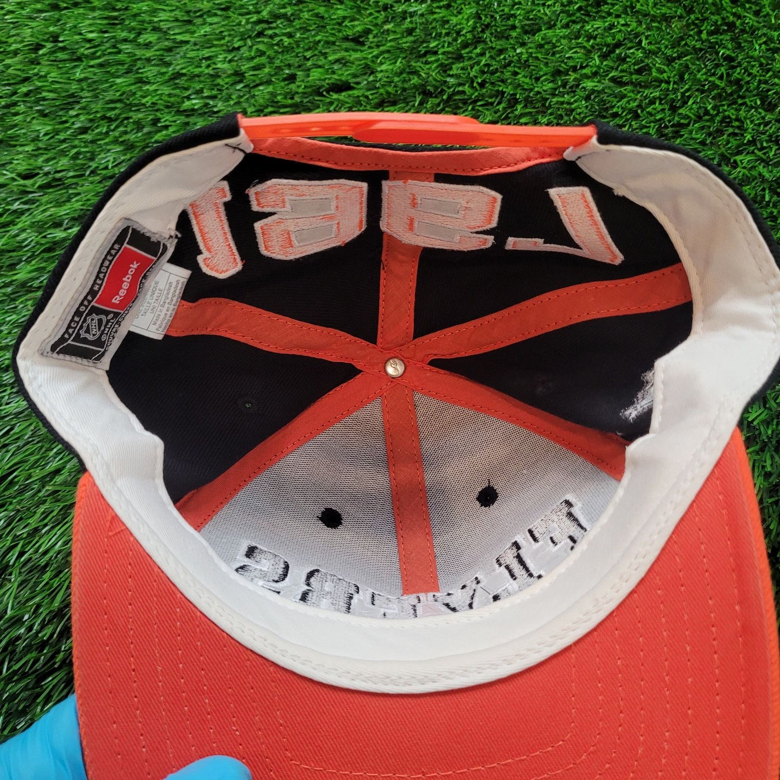 Reebok Reebok Flyers NHL Snapback Hat Flat Brim 1967 Throwback Size ONE SIZE - 5 Thumbnail