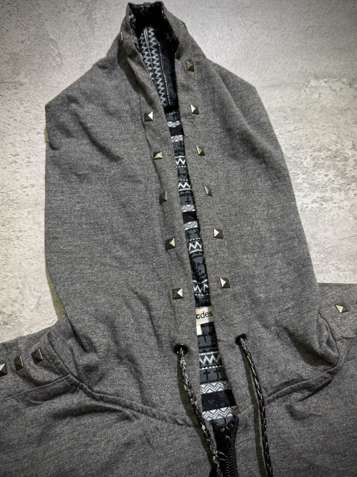 semanticdesign SEMANTIC DESIGN STUDDED GRUNGE VEST HOODED Size US L / EU 52-54 / 3 - 5 Thumbnail