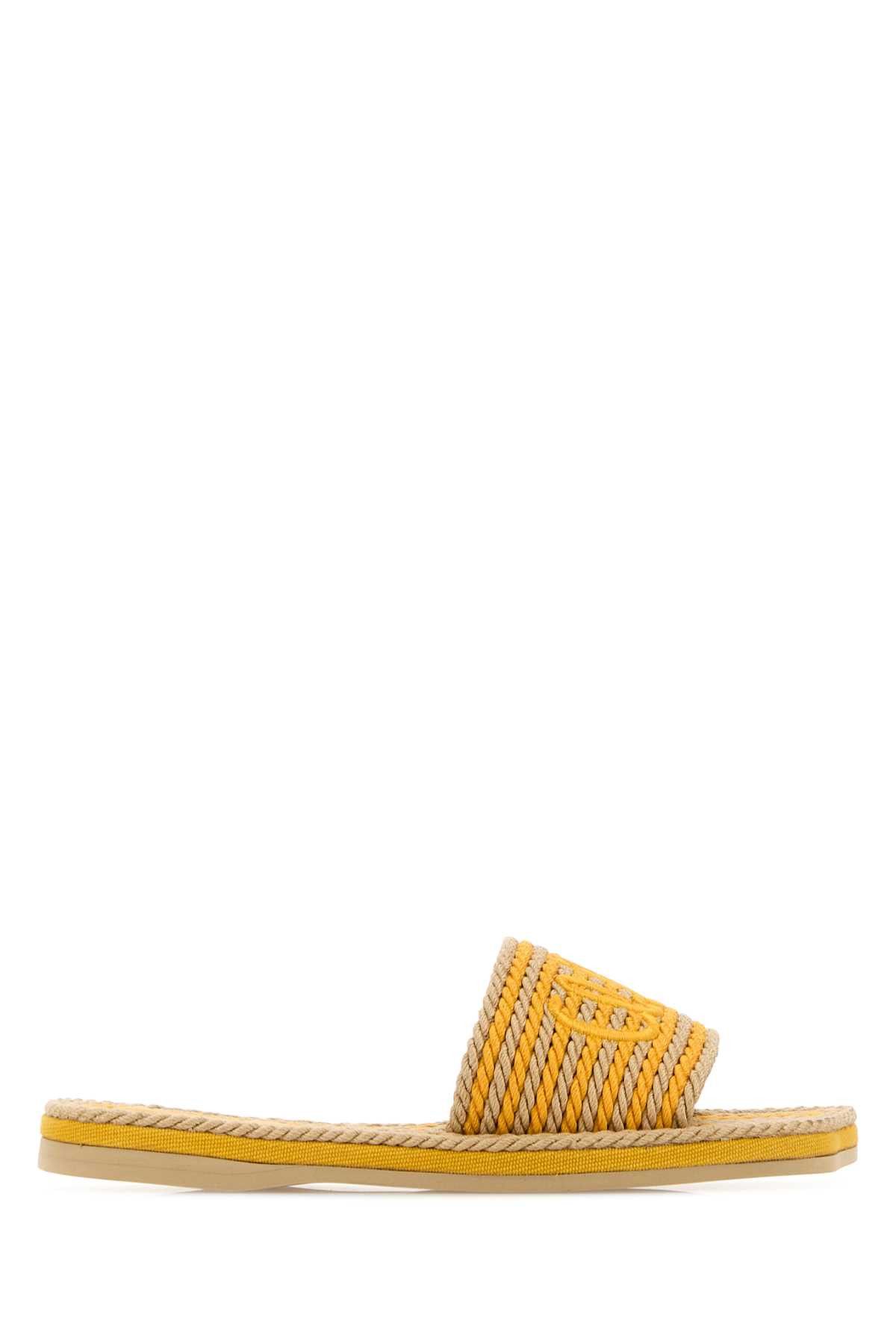 Chloe Embroidered Raffia Chloã¨ Sand Slippers Size US 7 / IT 37 - 1 Thumbnail