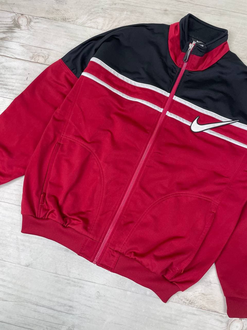 Nike Vintage Nike Big Swoosh Tracksuit Jacket and Pants 90s Y2K Size US M / EU 48-50 / 2 - 4 Thumbnail