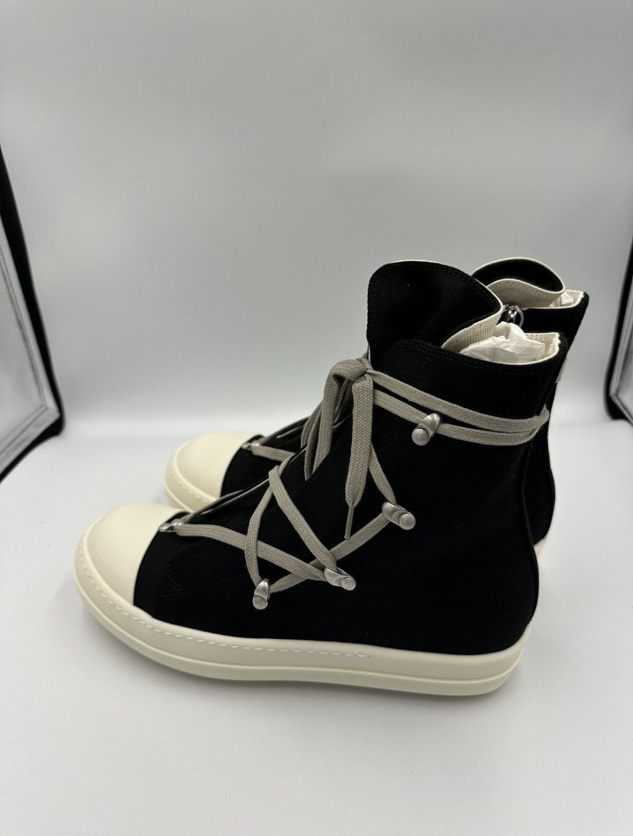 Rick Owens Drkshdw Last Size Rick Owens Drkshdw Hexa Hi-Top Zipped Sneakers Size US 13 / EU 46 - 9 Thumbnail