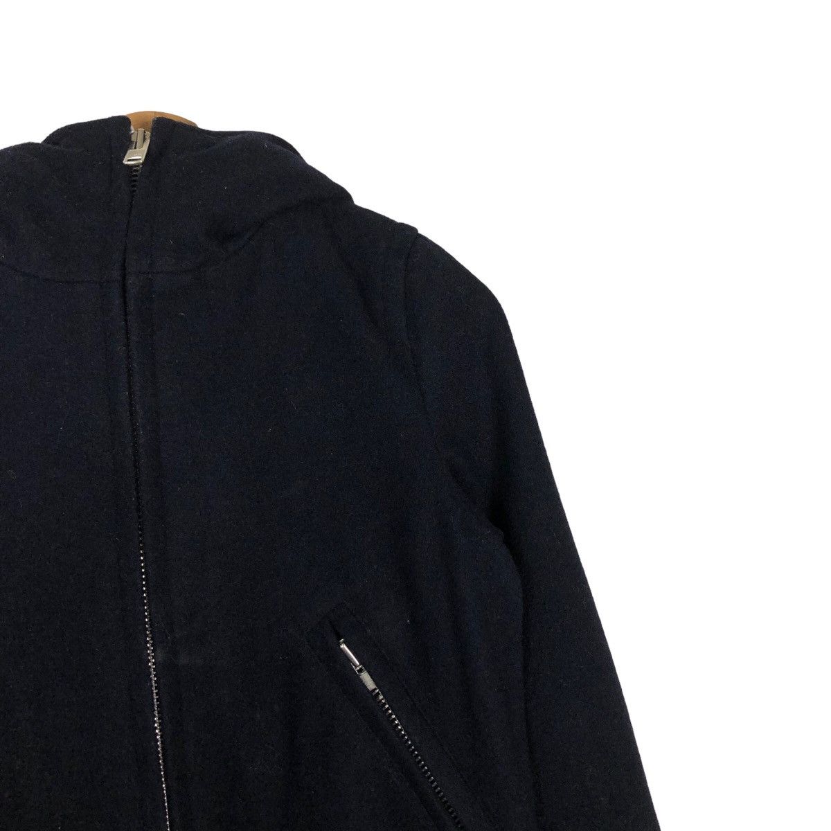 Issey Miyake 🔥Cropped Wool Biker Jacket Sunaokuwahara Issey Miyake Size US M / EU 48-50 / 2 - 6 Thumbnail