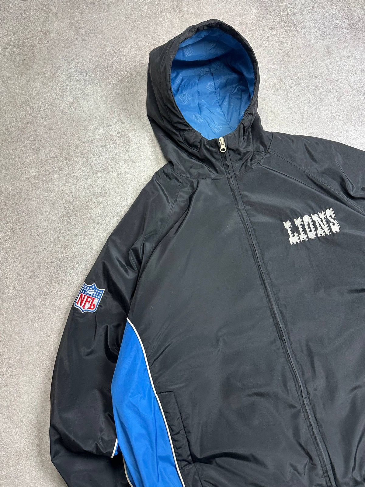 NFL Vintage 90s Reebok Detroit Lions Jacket Size US L / EU 52-54 / 3 - 5 Thumbnail