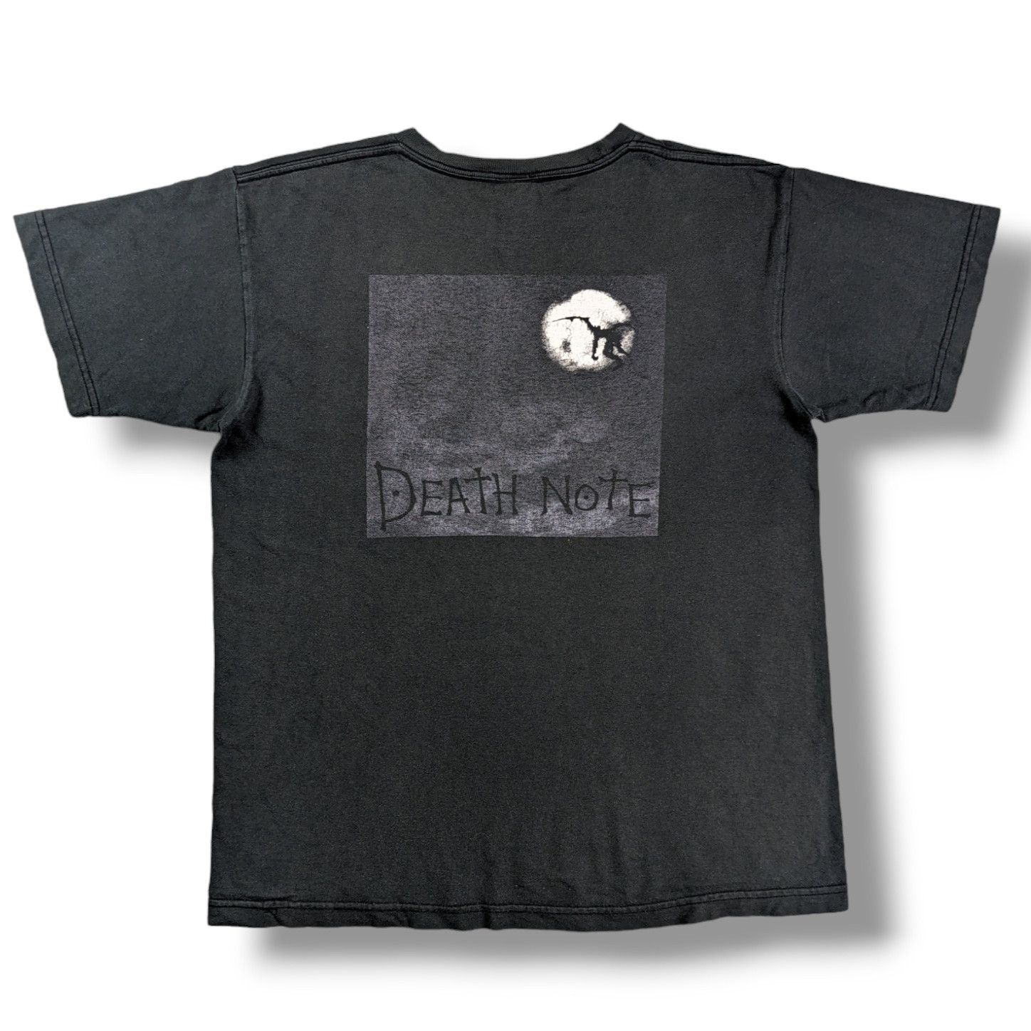 image of Anima x Vintage Death Note Anime Ryuk Shirt in Black, Men's (Size Medium)