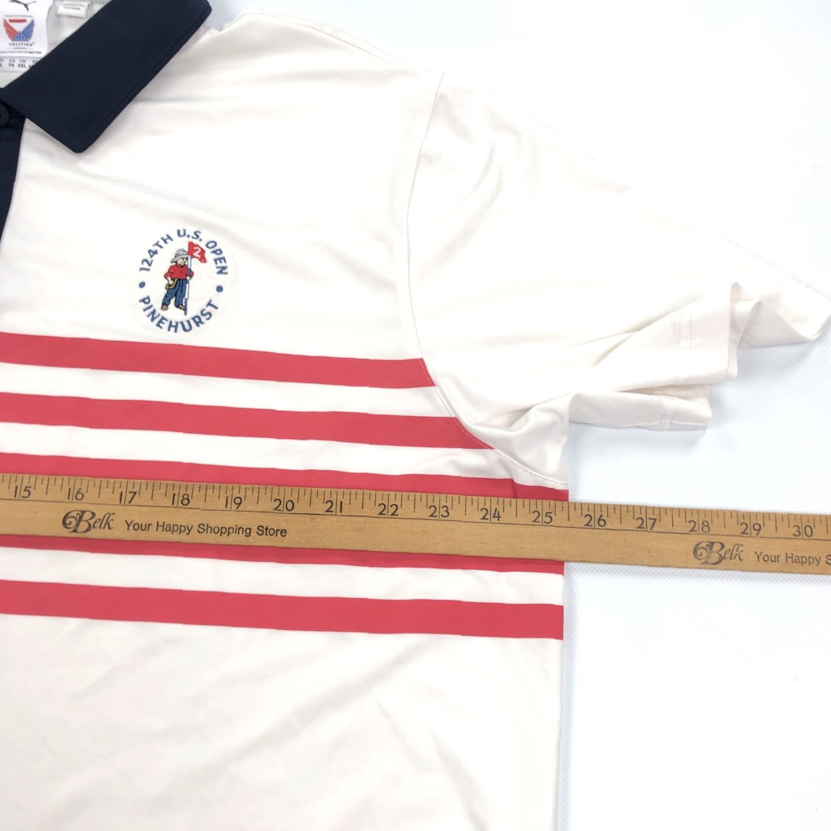 Puma PUMA Volition America Polo Shirt Men's XL Colorblock Flag US Open Golf Polo Shirt Casual Athletic Size US XL / EU 56 / 4 - 6 Thumbnail