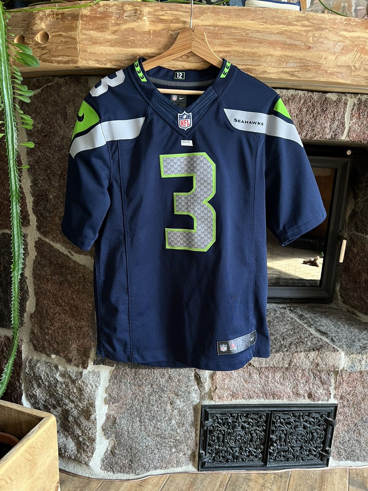 NFL × Nike Nike rugby S, nfl Wilson 3 Seattle , Seahawks Russel jersey Size US S / EU 44-46 / 1 - 1 Thumbnail