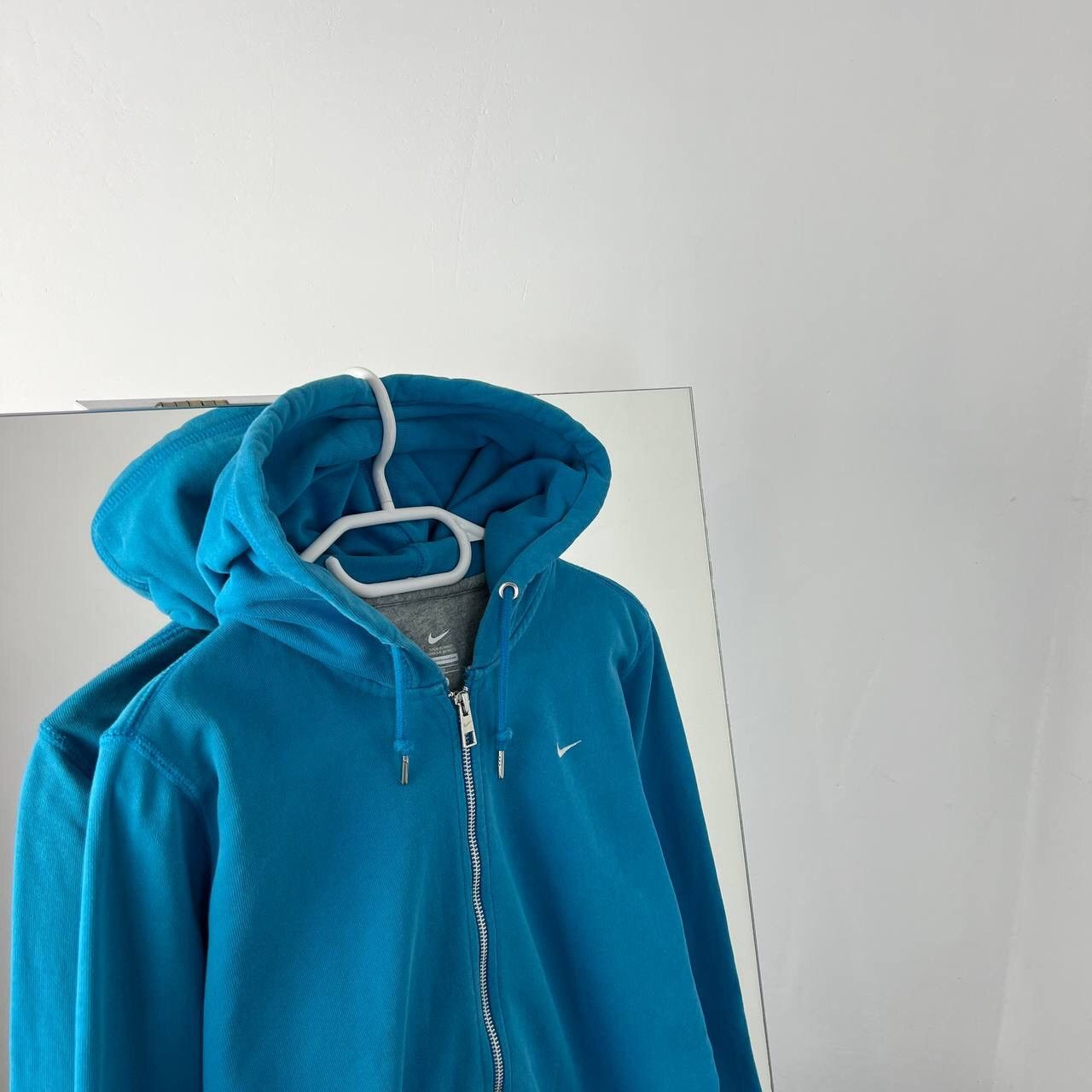 Nike Y2K Zip Hoodie Nike Vintage Mini Swoosh Baggy Fit Size L / US 10 / IT 46 - 2 Thumbnail