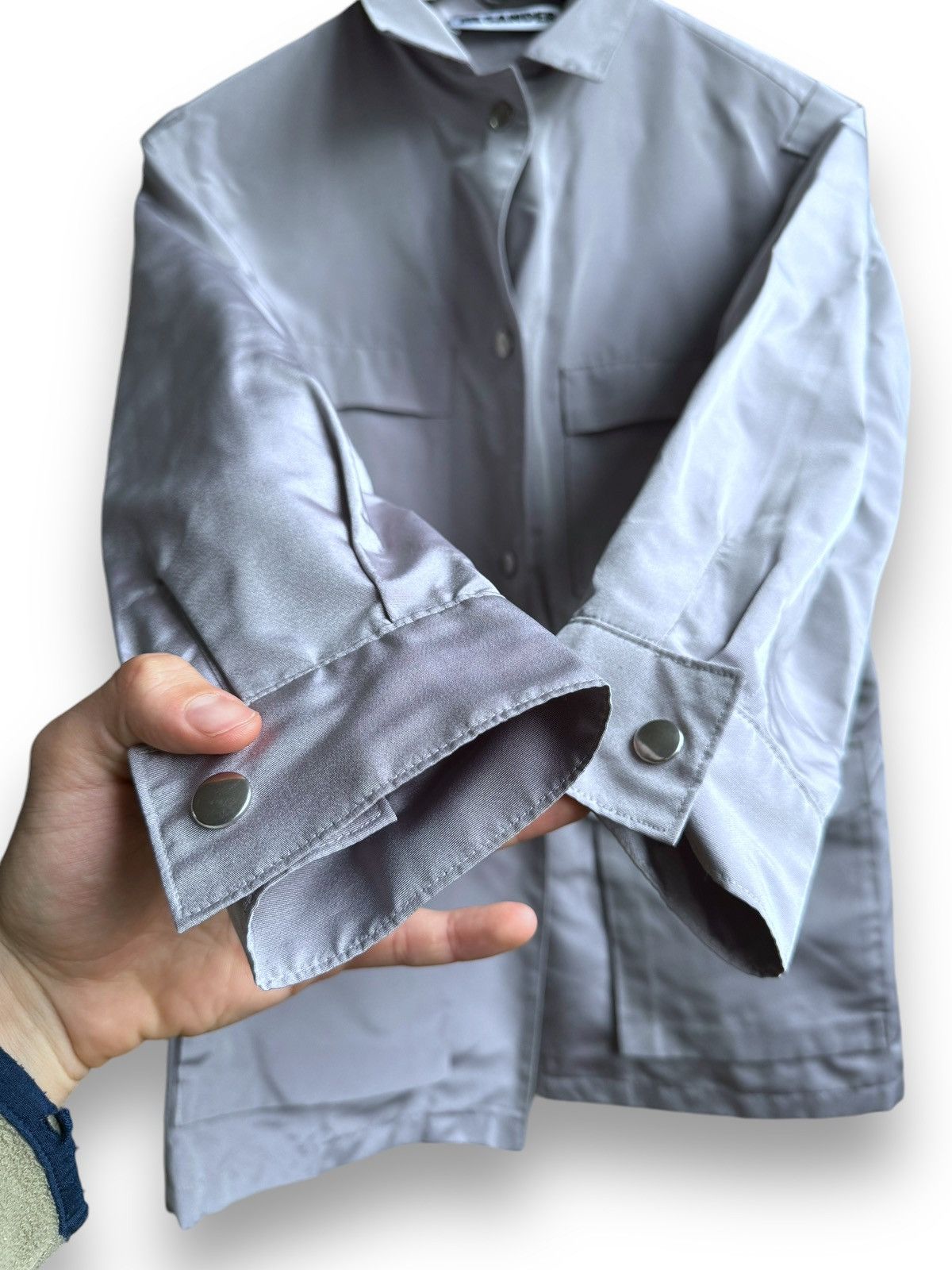 Jil Sander Vintage 90s JIL Sander Buckled TrenchCoat Made In Germany Size M / US 6-8 / IT 42-44 - 4 Thumbnail