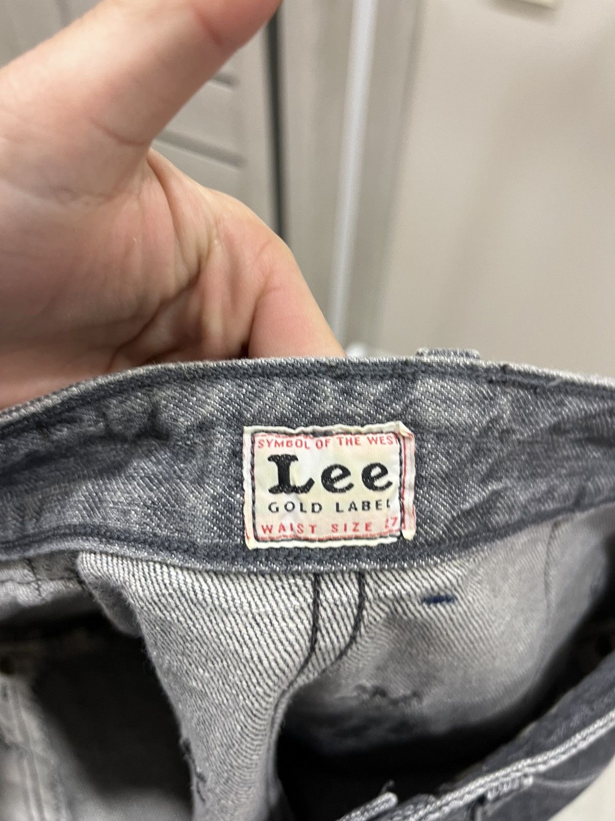 Lee Vintage 90s Lee Jeans Gray Y2K Straight Slim Streetwear Size US 28 / EU 44 - 5 Thumbnail