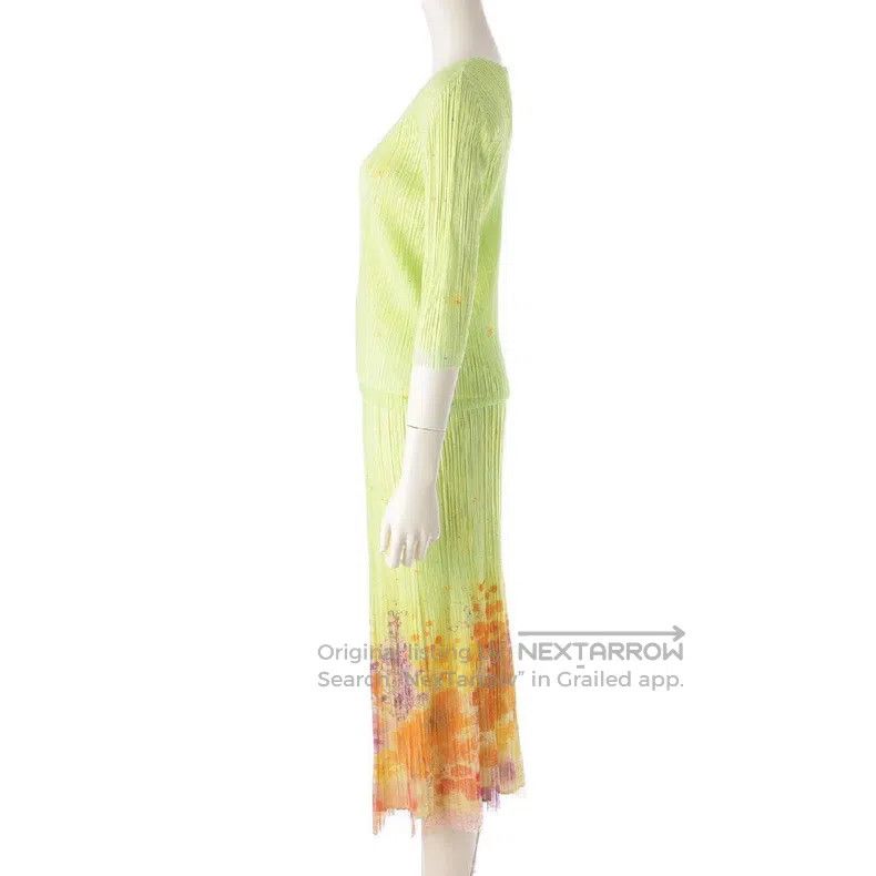 Issey Miyake Issey Miyake Green Dress Size M / US 6-8 / IT 42-44 - 3 Thumbnail