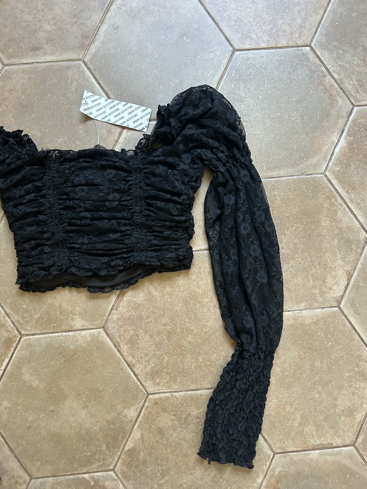 Japanese Brand × Urban Outfitters MESH TOP SHIRT Size XS / US 0-2 / IT 36-38 - 7 Thumbnail