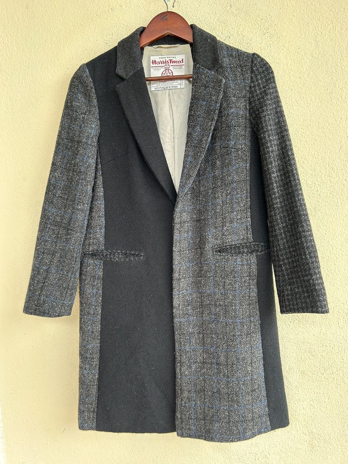 Harris Tweed Harris Tweed Wool Long Coat Size US S / EU 44-46 / 1 - 1 Thumbnail