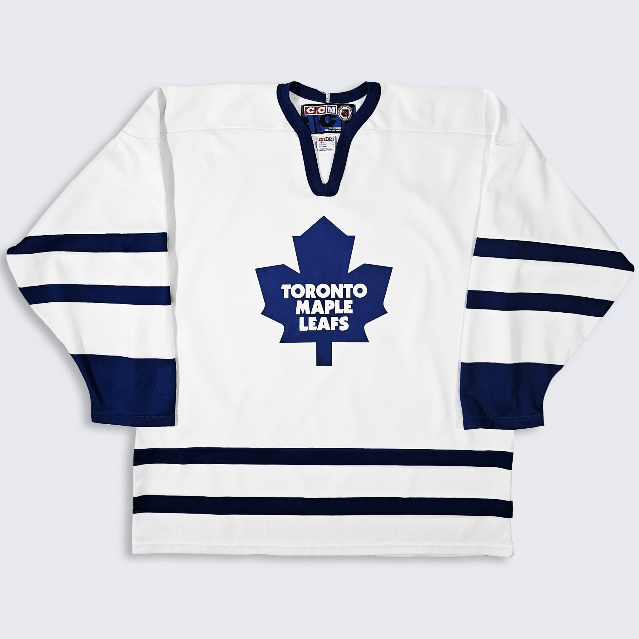 Ccm Toronto Maple Leafs Vintage 90s CCM Hockey Jersey Size US XL / EU 56 / 4 - 1 Thumbnail