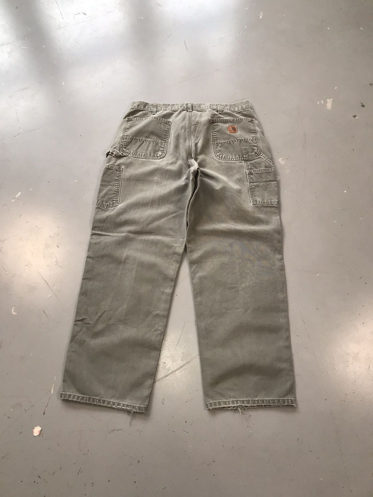 Carhartt × Vintage Vintage moss green Carhartt B11 mos denim Size US 38 / EU 54 - 9 Thumbnail