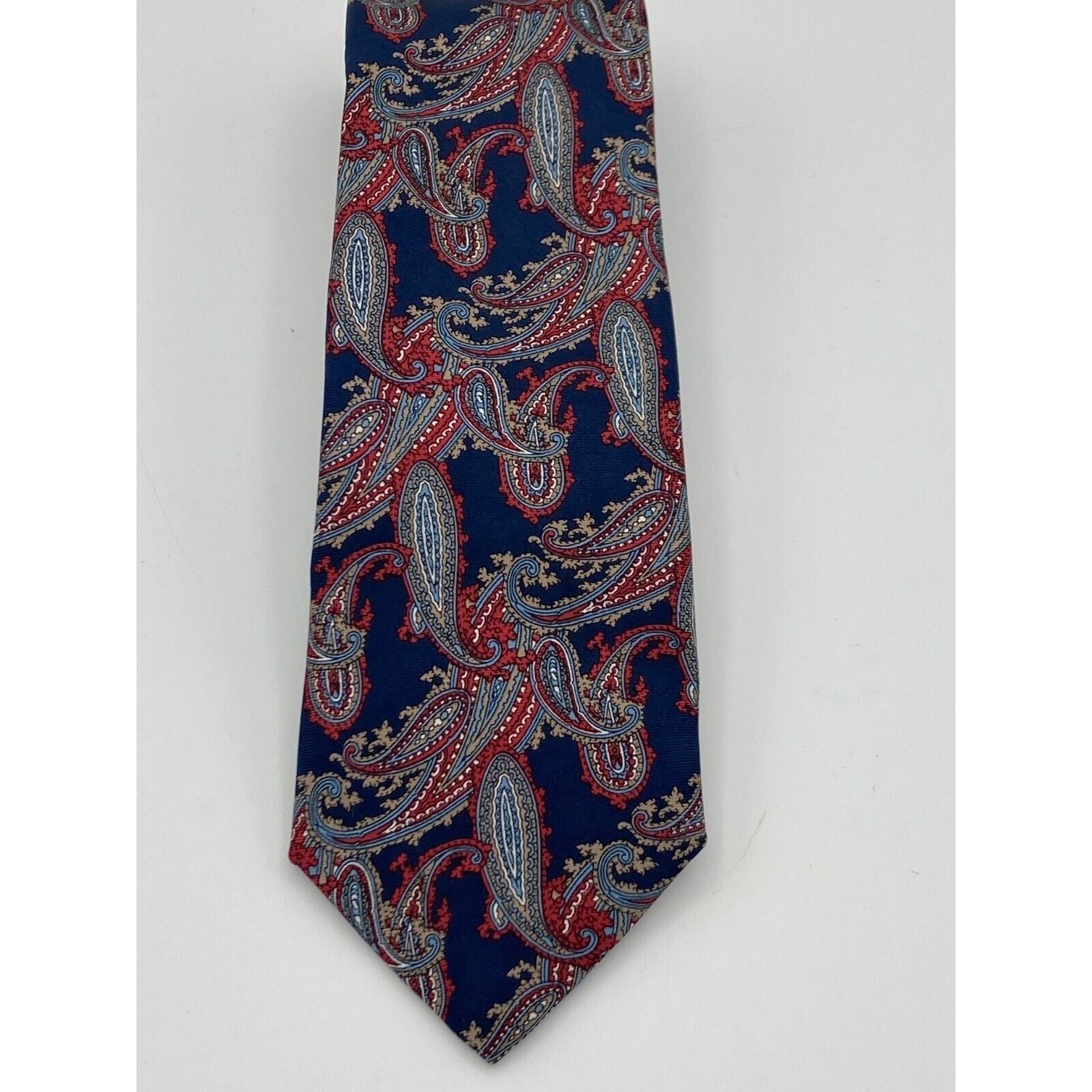Dior Christian Dior Monsieur Tie Mens Silk Paisley Floral Necktie Size ONE SIZE - 1 Thumbnail