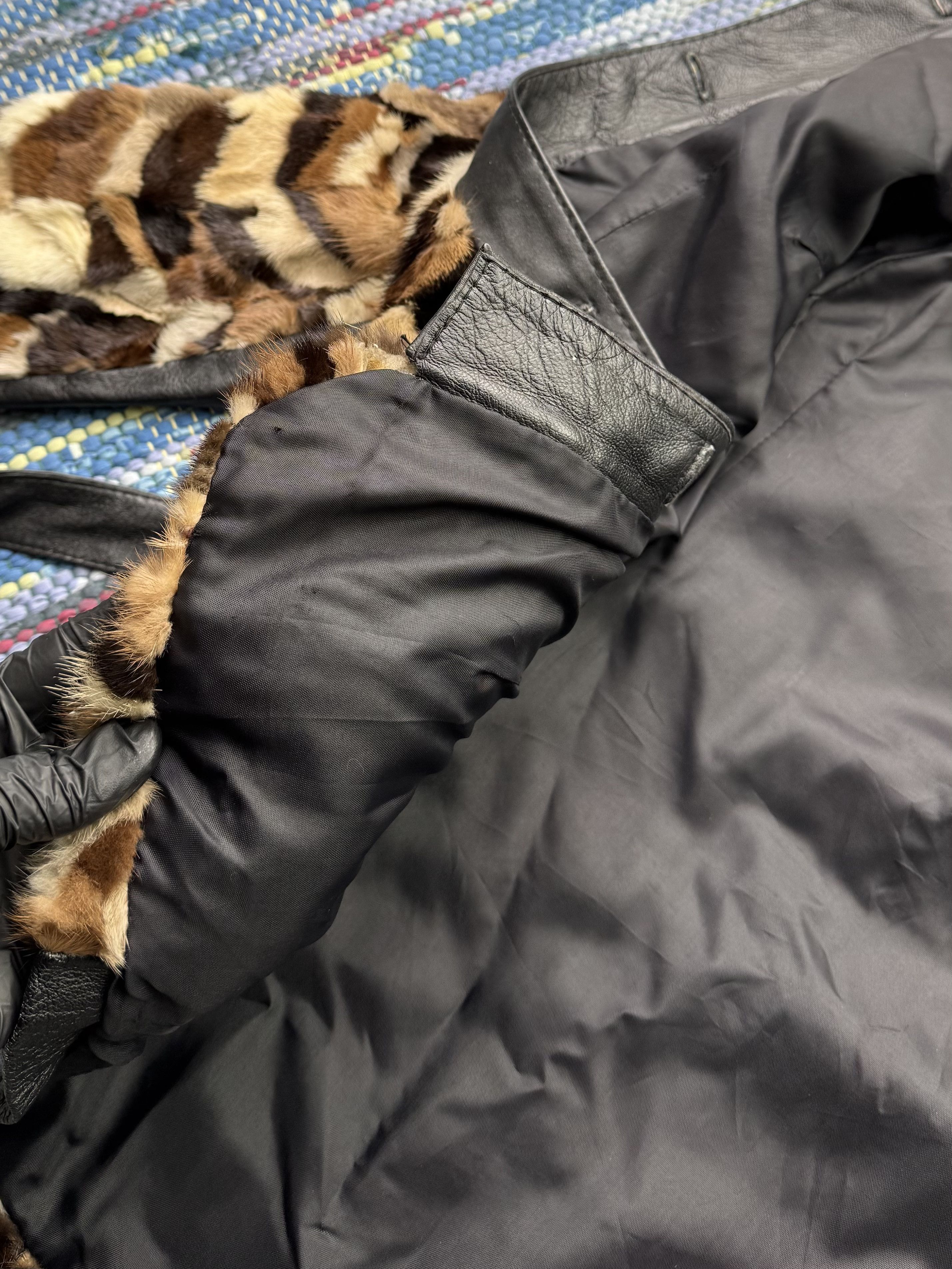 Vintage Vintage Hybrid Jacket With Real Fur and Leather A601D15 Size M / US 6-8 / IT 42-44 - 8 Thumbnail
