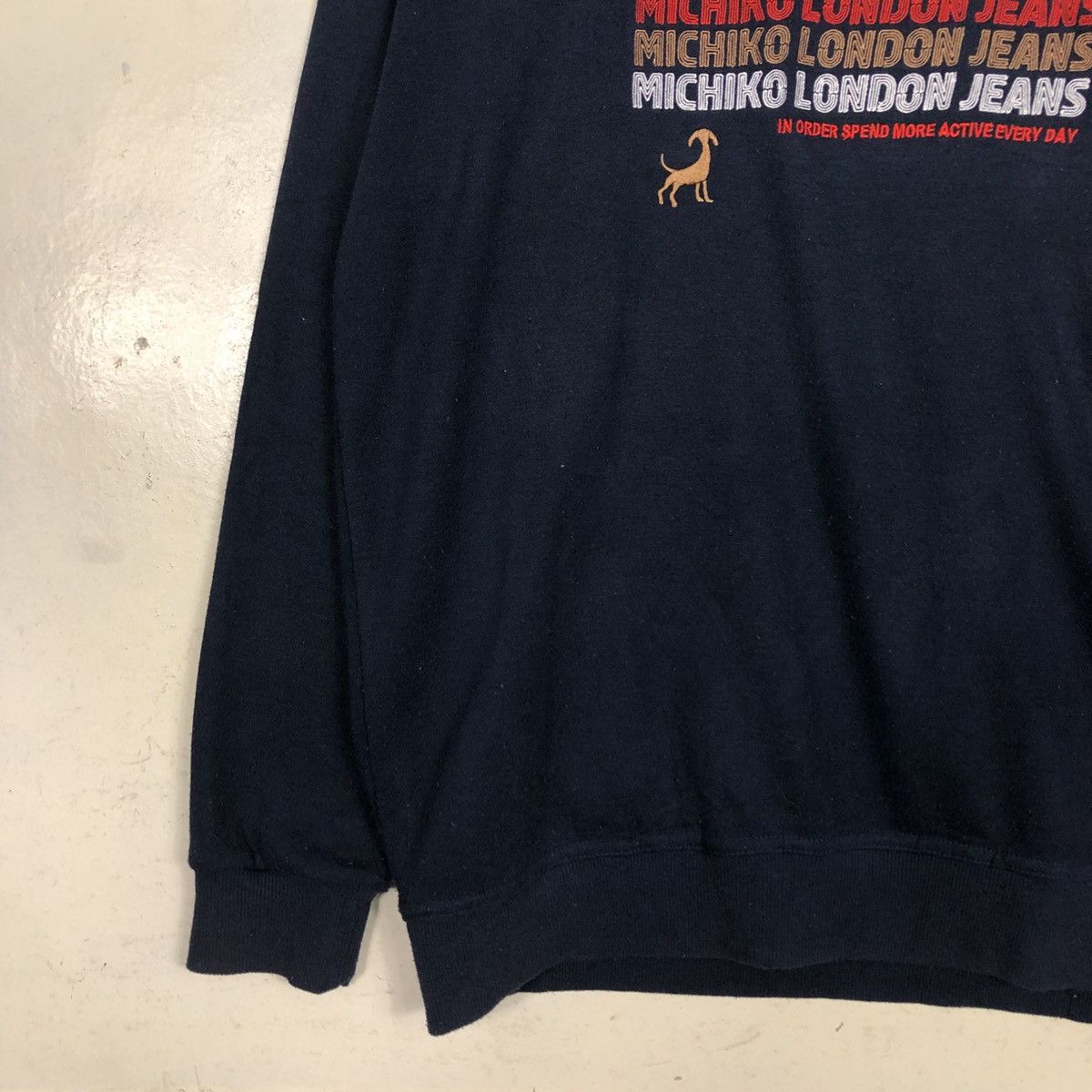 Michiko Koshino London 📌Vintage Sweatshirt Michiko London Jeans Big Logo Size US L / EU 52-54 / 3 - 6 Thumbnail