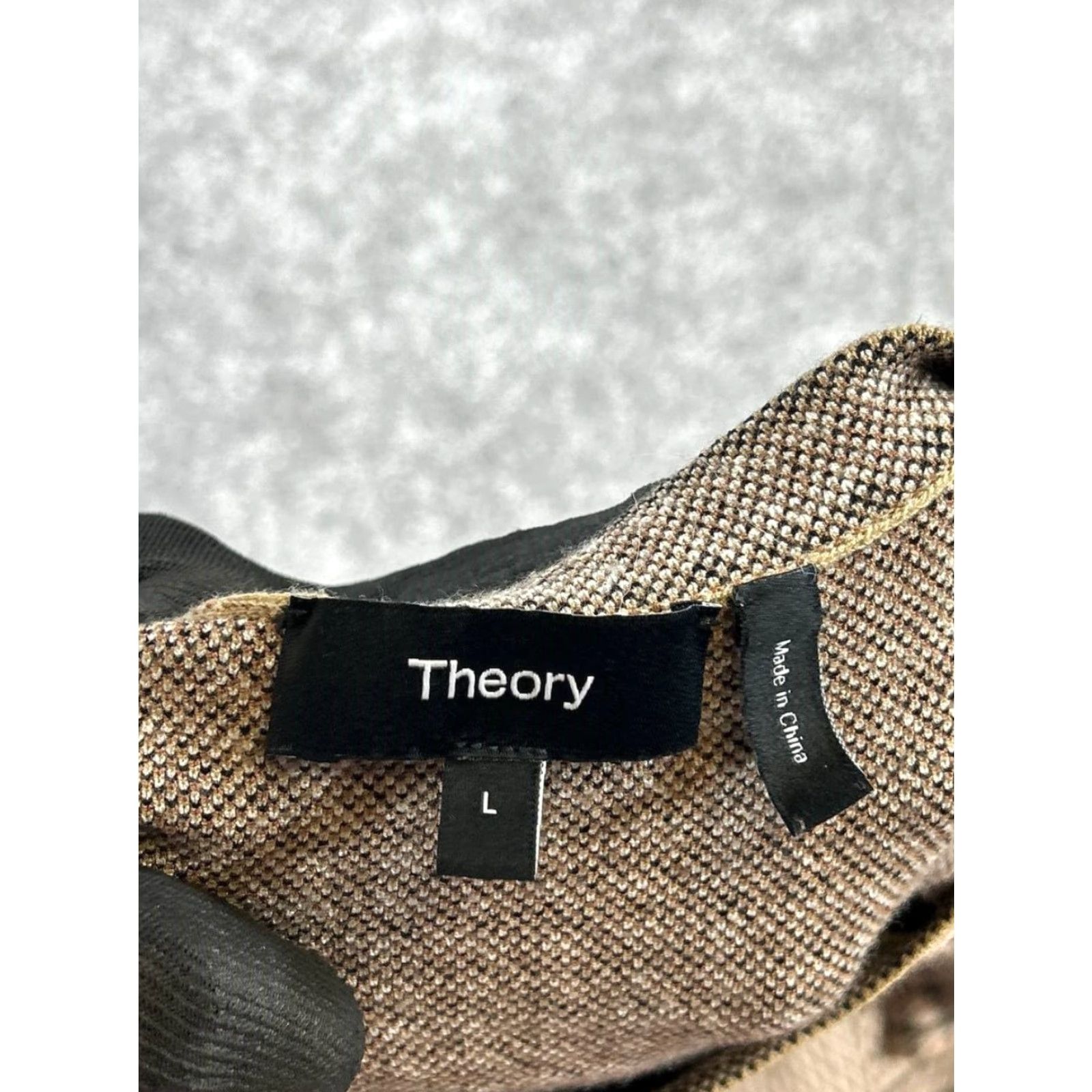 Theory Theory Shirt Womens L Black Bodycon Dress Size L / US 10 / IT 46 - 3 Thumbnail