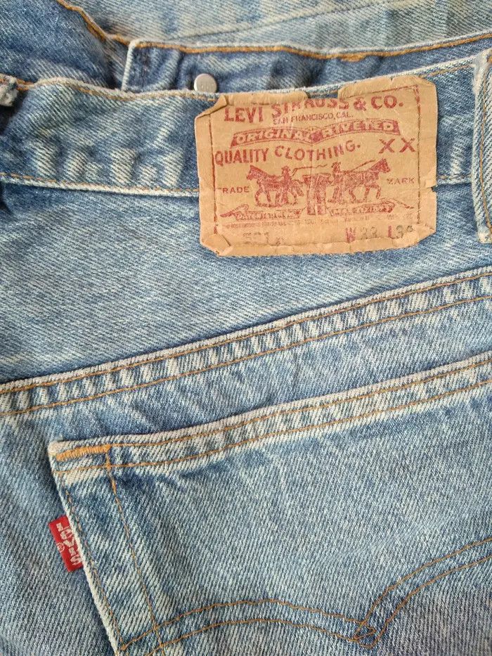 Levi's 80s Vintage Levis 501 xx Made In USA Distressed Jeans 31x29 Size US 31 - 3 Thumbnail