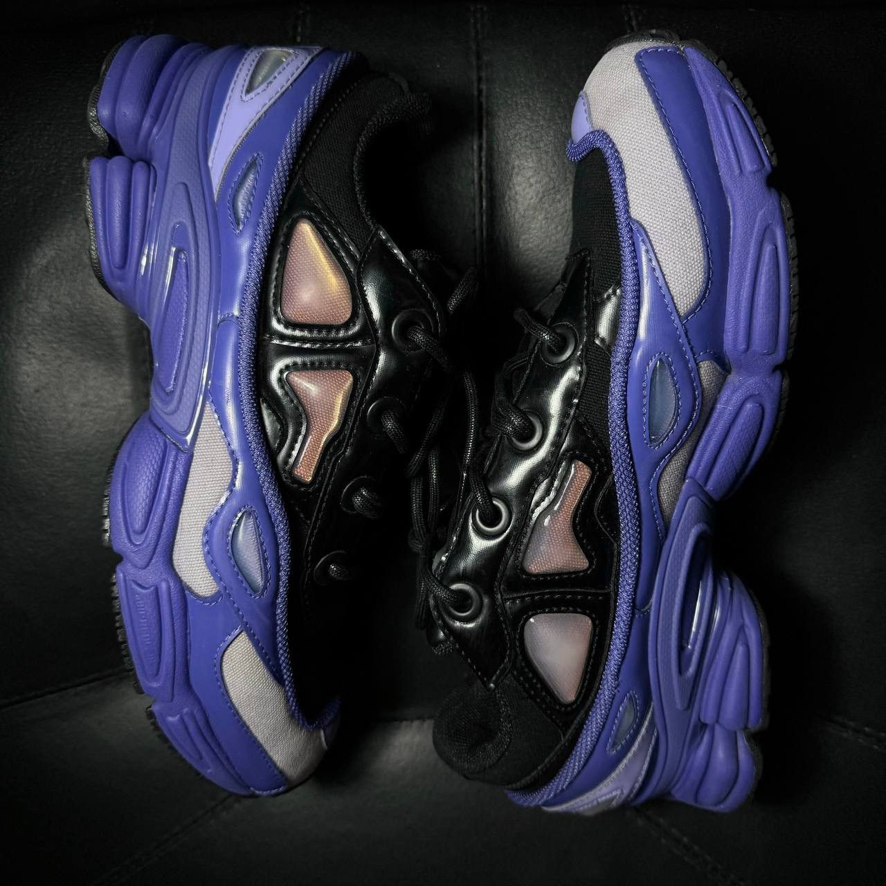 Adidas × Raf Simons 8,5us Adidas Raf Simons Ozweego purple sneakers Size US 8.5 / EU 41-42 - 4 Thumbnail
