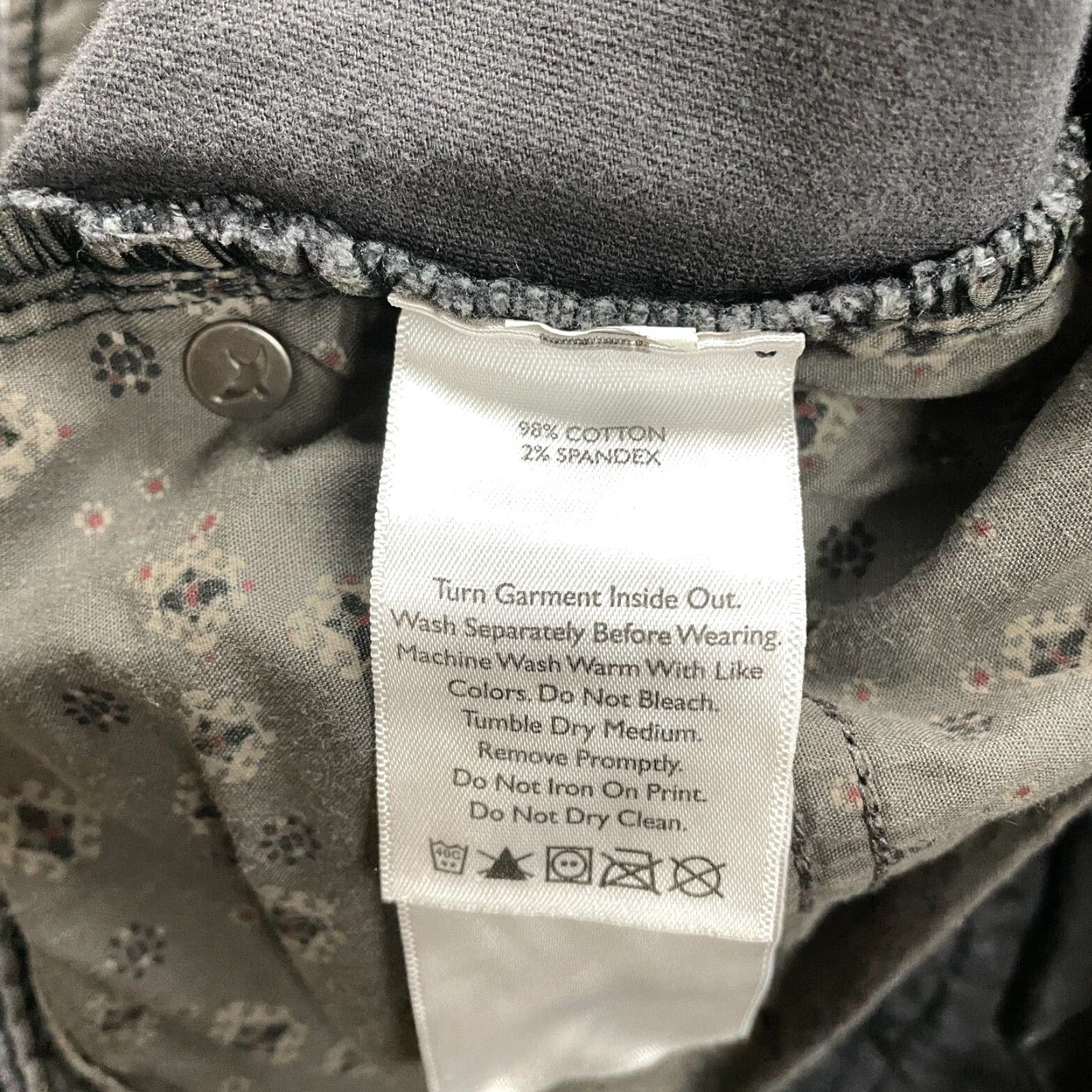 Eddie Bauer Eddie Bauer Pants Women Straight Leg Mid Rise Cotton Blend Black 32x27 Petite 6P Casual Chino with Stretch Size 28" / US 6 / IT 42 - 7 Thumbnail