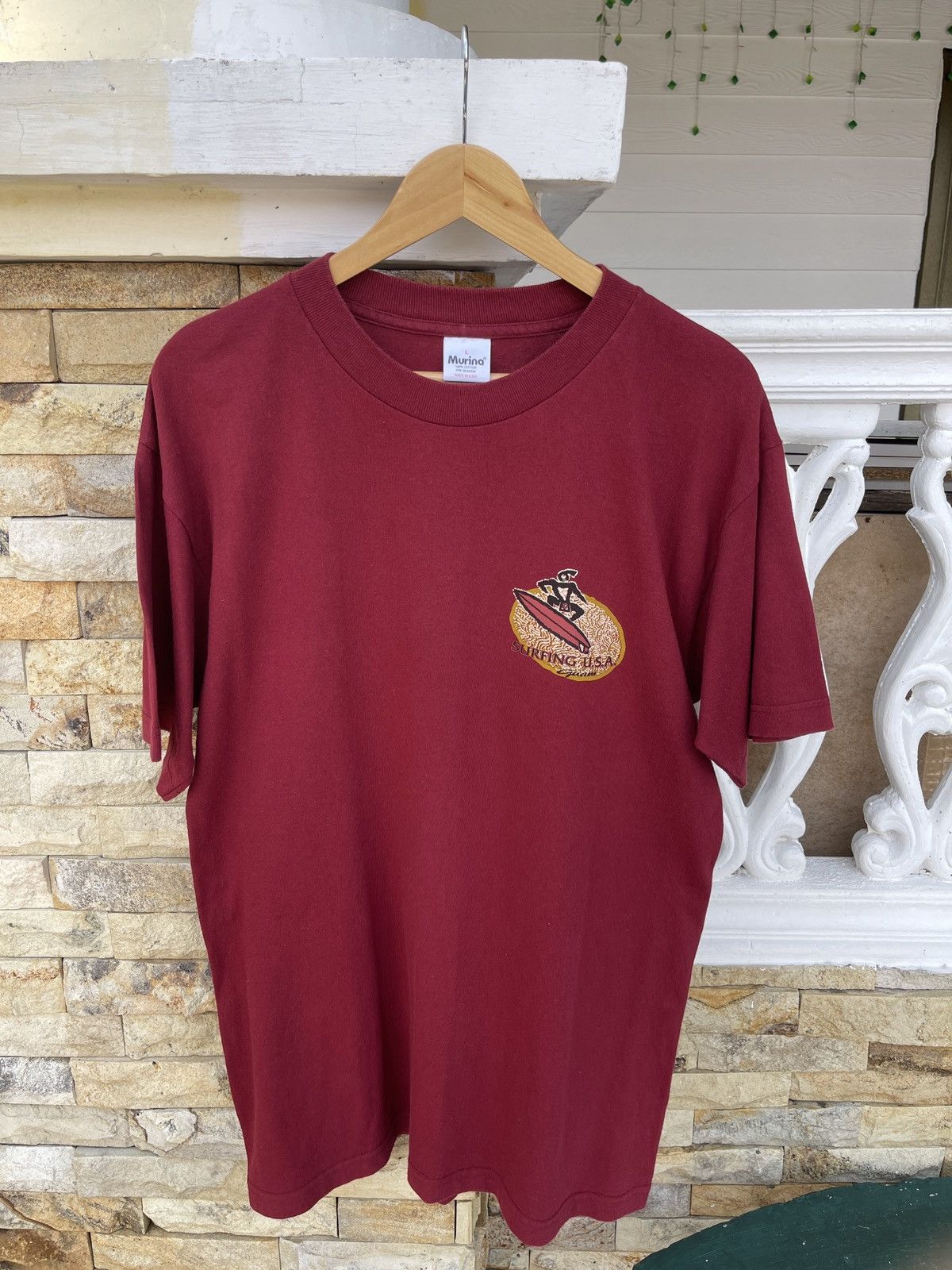 Ron Jon Surf Shop Rare🔥Vtg 90s Prima Surfing Usa Guam Murina T-Shirt Size US L / EU 52-54 / 3 - 3 Thumbnail
