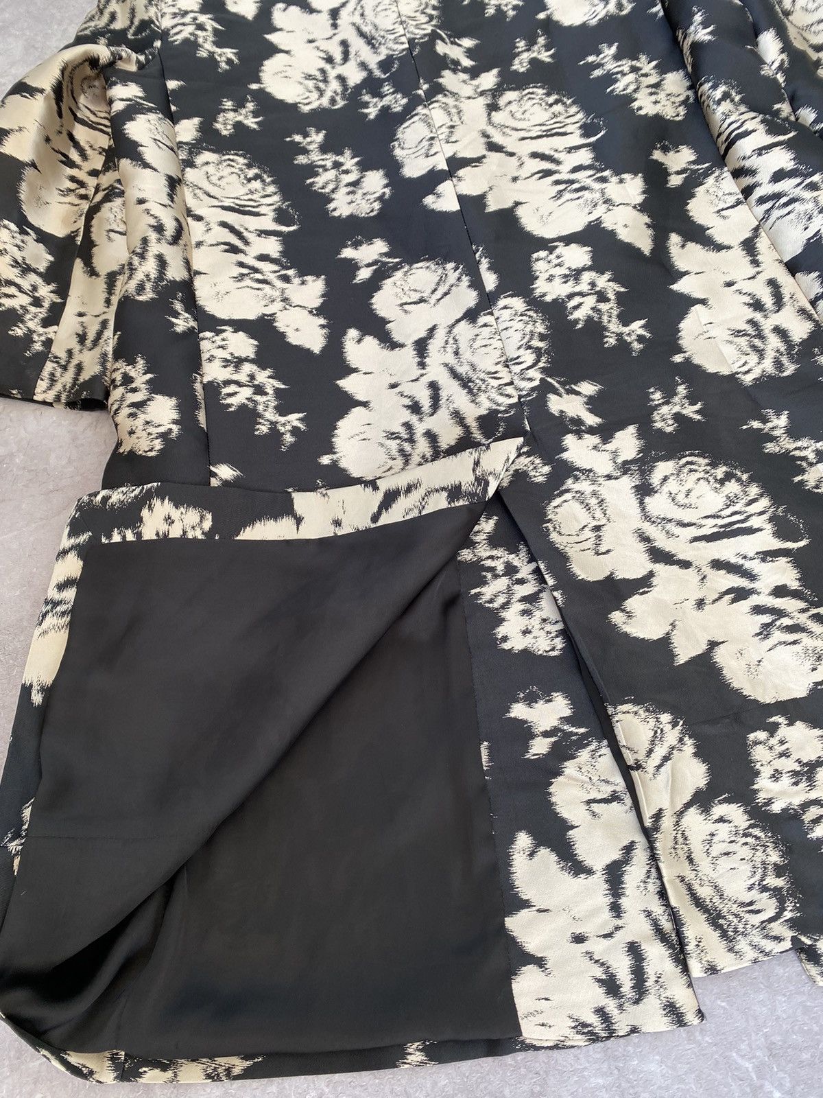 Gerard Darel Gerard Darel Paris Blend Silk Long Coat Floral Print Style Size M / US 6-8 / IT 42-44 - 14 Thumbnail