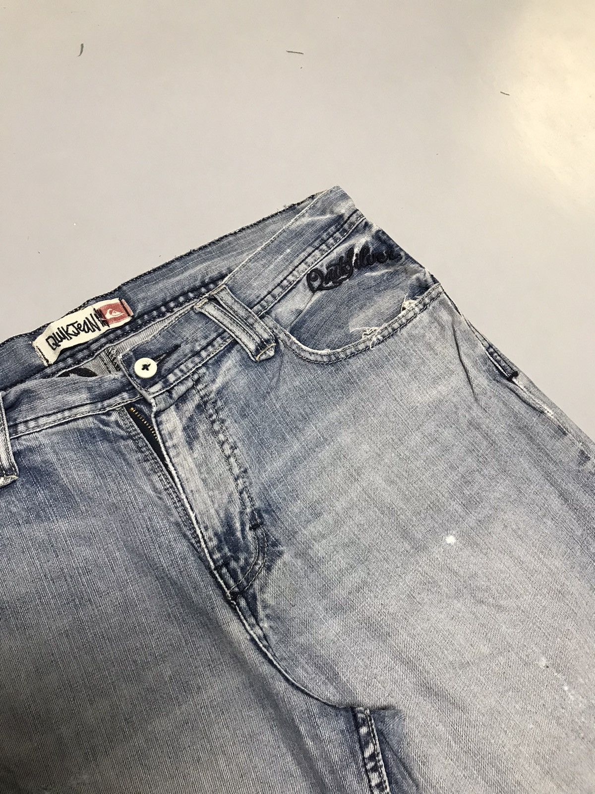 JNCO Vintage quicksilver embroidered denim jort Size US 38 / EU 54 - 5 Thumbnail