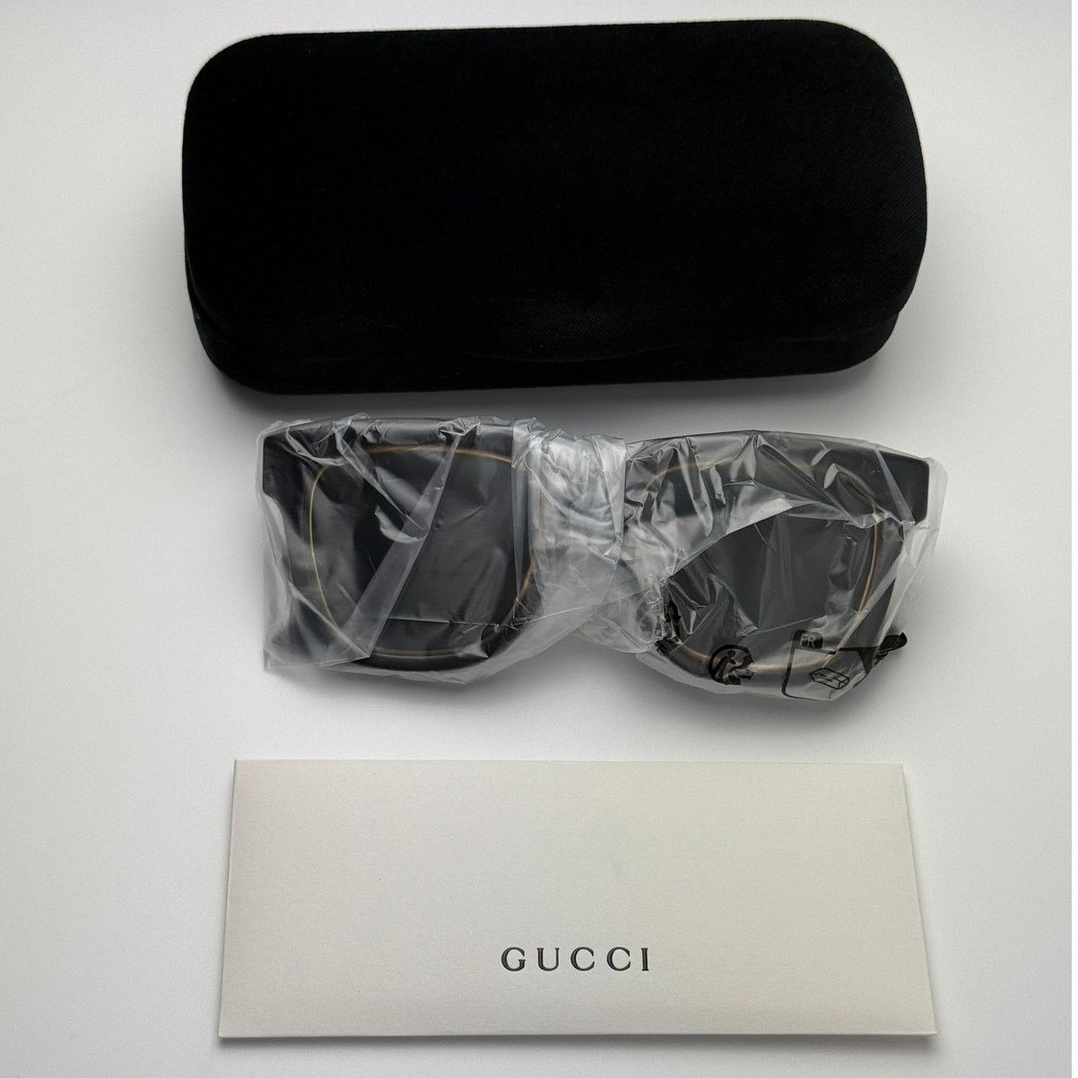 Gucci NEW Gucci Sunglasses GG1136SA 001 BlackGrey Unisex Authentic Size ONE SIZE - 10 Thumbnail