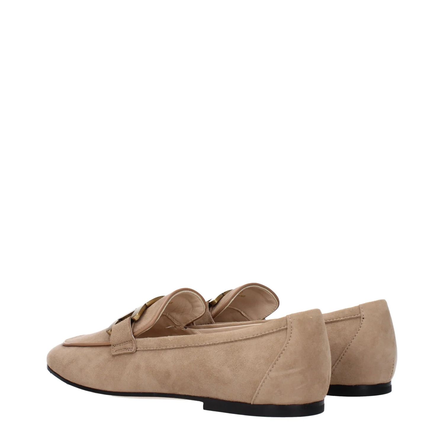 Tod's ob1o1e1224 Suede Loafers in Beige Size US 6 / IT 36 - 4 Thumbnail
