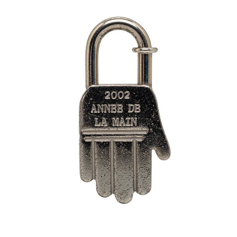 image of Hermes Hand Cadena Padlock in Silver, Women's