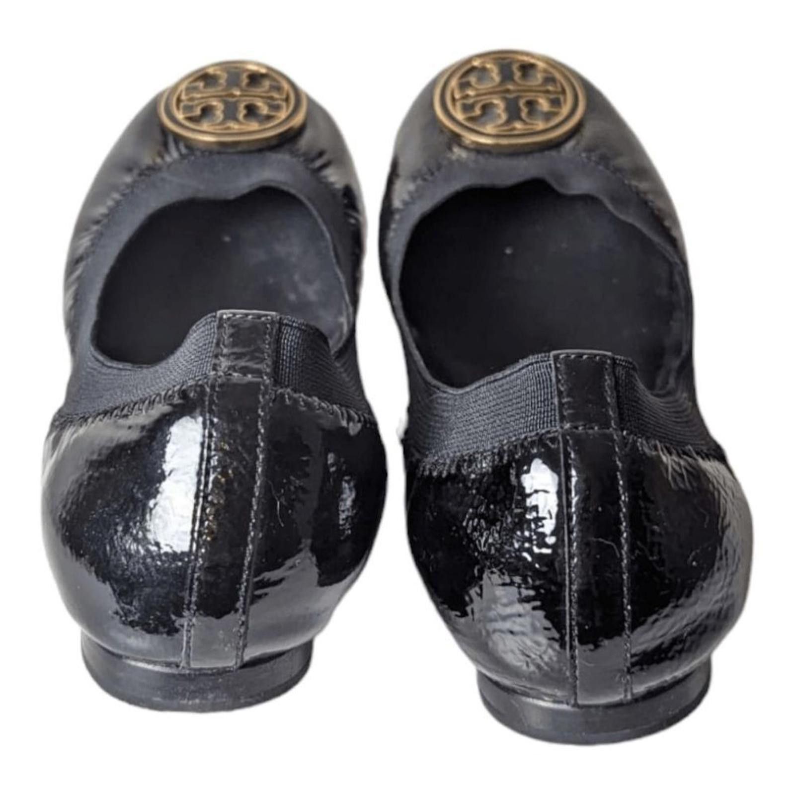 Other Tory Burch Black Flats with Gold Logo Size US 6.5 / IT 36.5 - 9 Thumbnail
