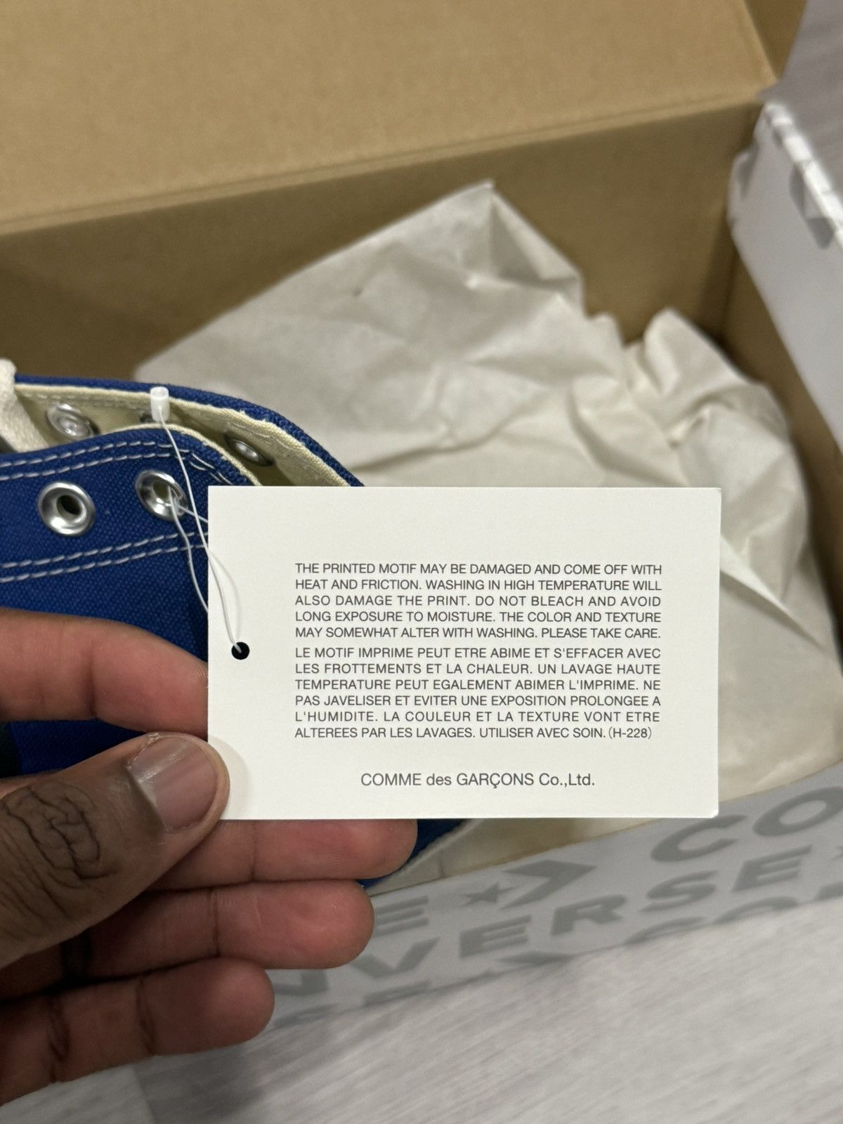 CDG by Comme des Garcons CDG Chuck Taylor Allstar Blue Heart High - Blue Size US 11 / EU 44 - 5 Thumbnail