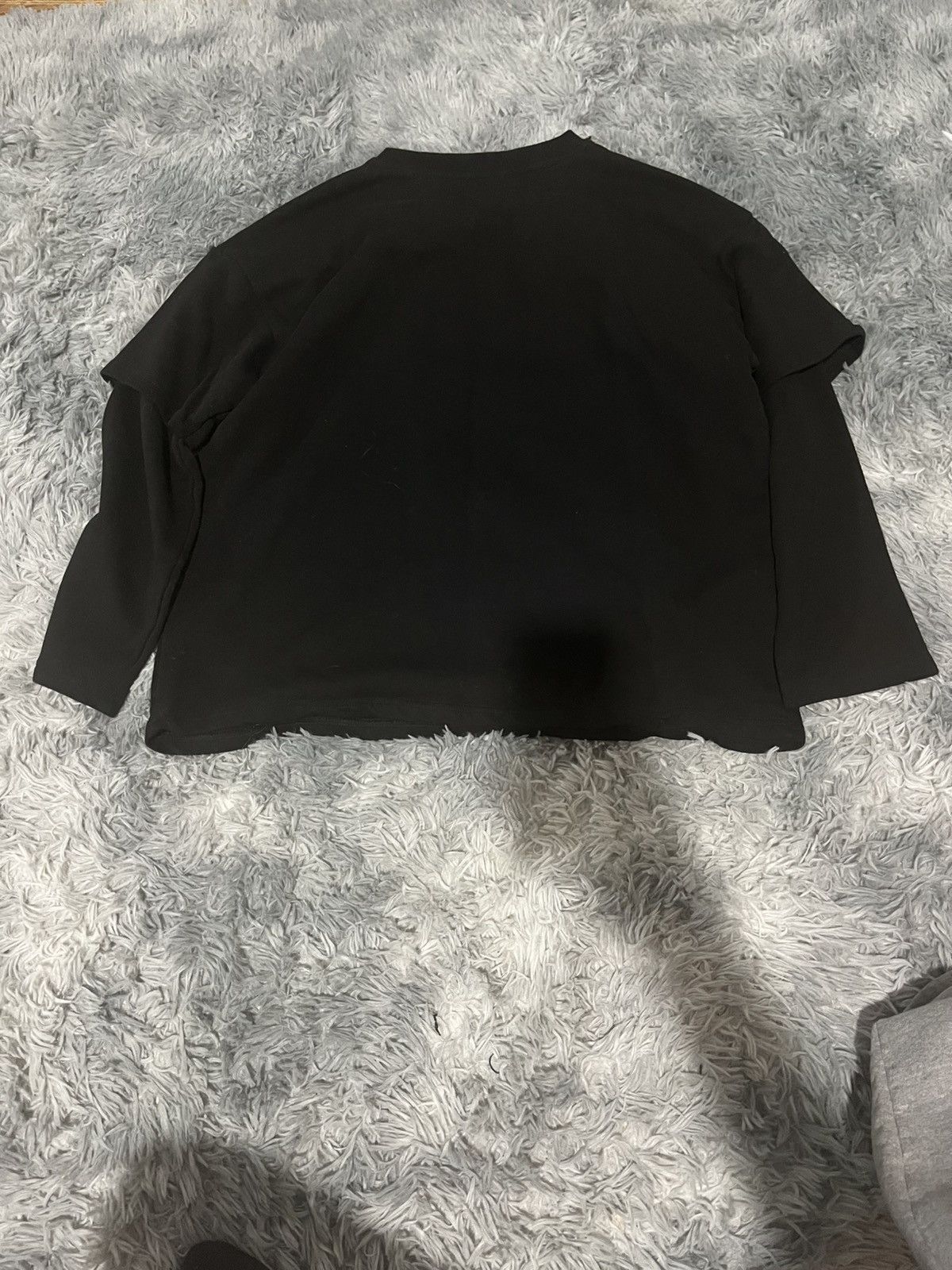 Designer × Vintage black double sleeve tee Size US S / EU 44-46 / 1 - 2 Thumbnail