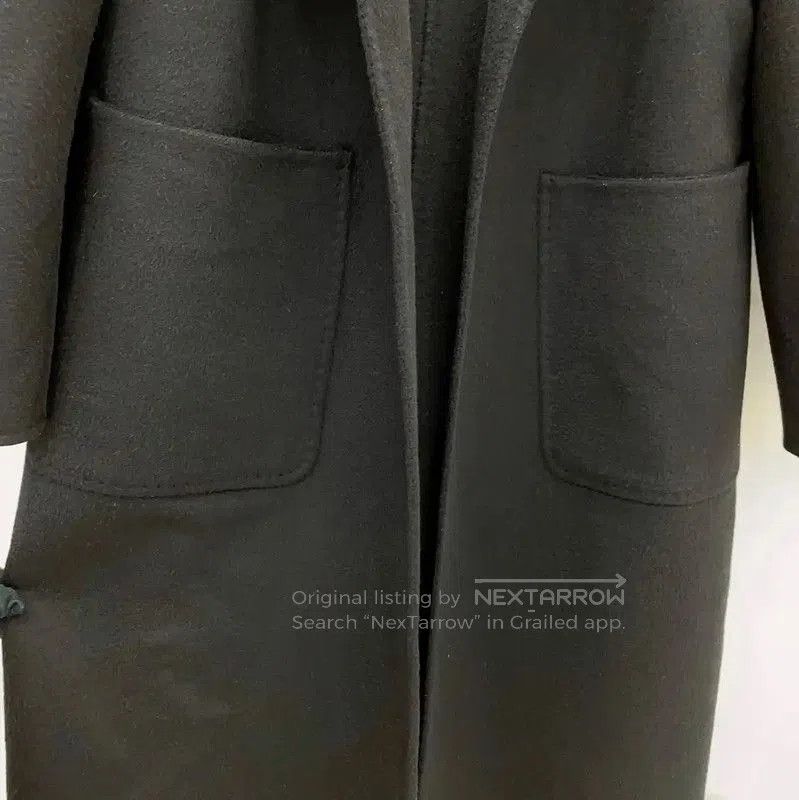 Max Mara MaxMara Black Cashmere Mid-Length Coat . Size S / US 4 / IT 40 - 7 Thumbnail