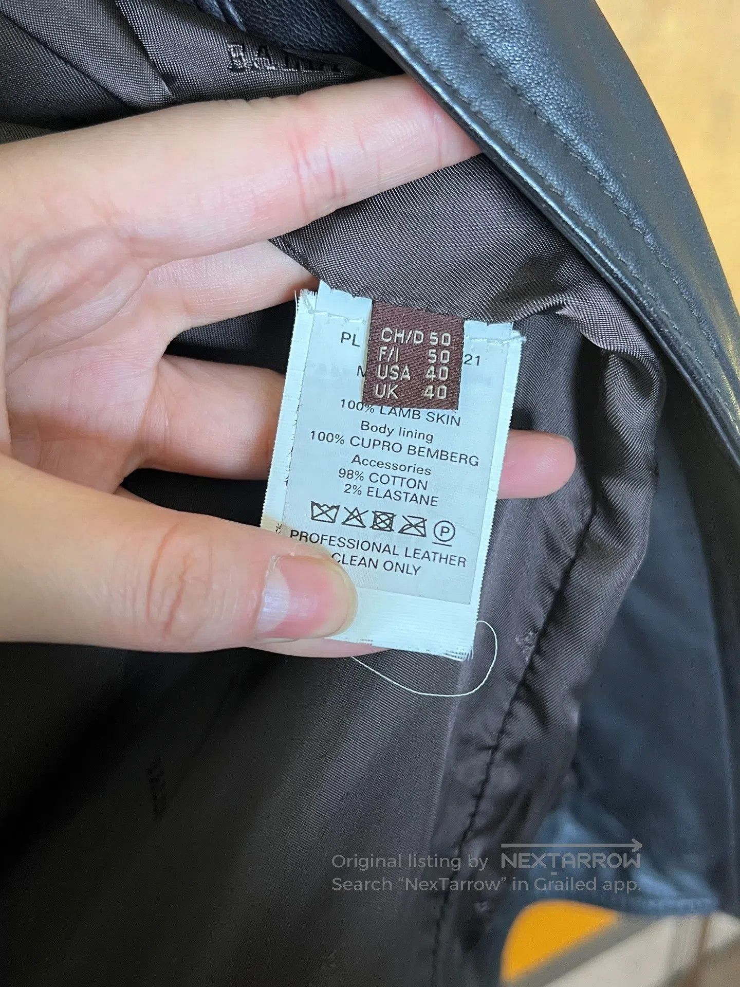 Bally BALLY Lambskin Leather Jacket| Size US M / EU 48-50 / 2 - 5 Thumbnail