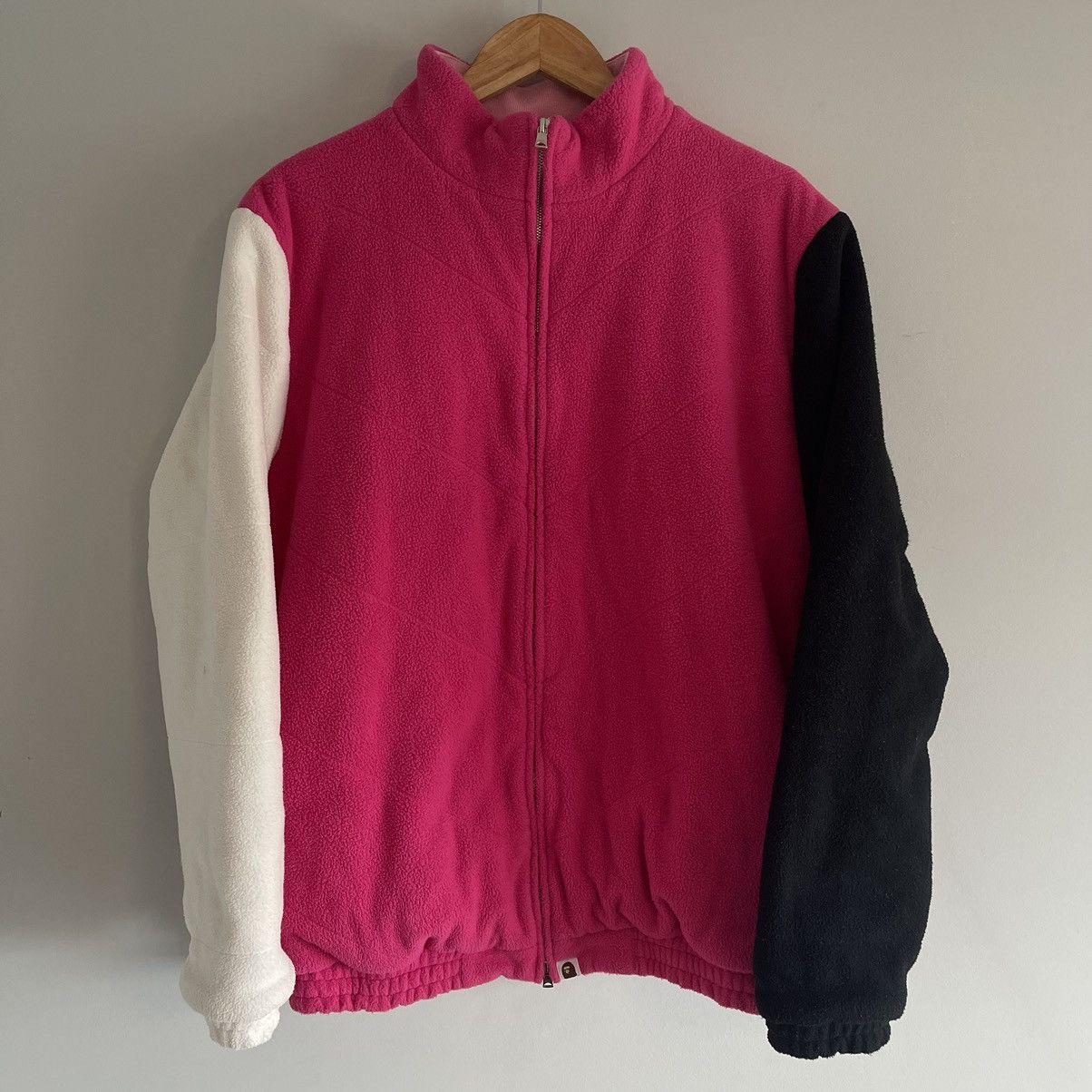 Bape × Nigo × Vintage OG Bape Pink Camo Thermal Fleece Jacket Size US L / EU 52-54 / 3 - 3 Thumbnail