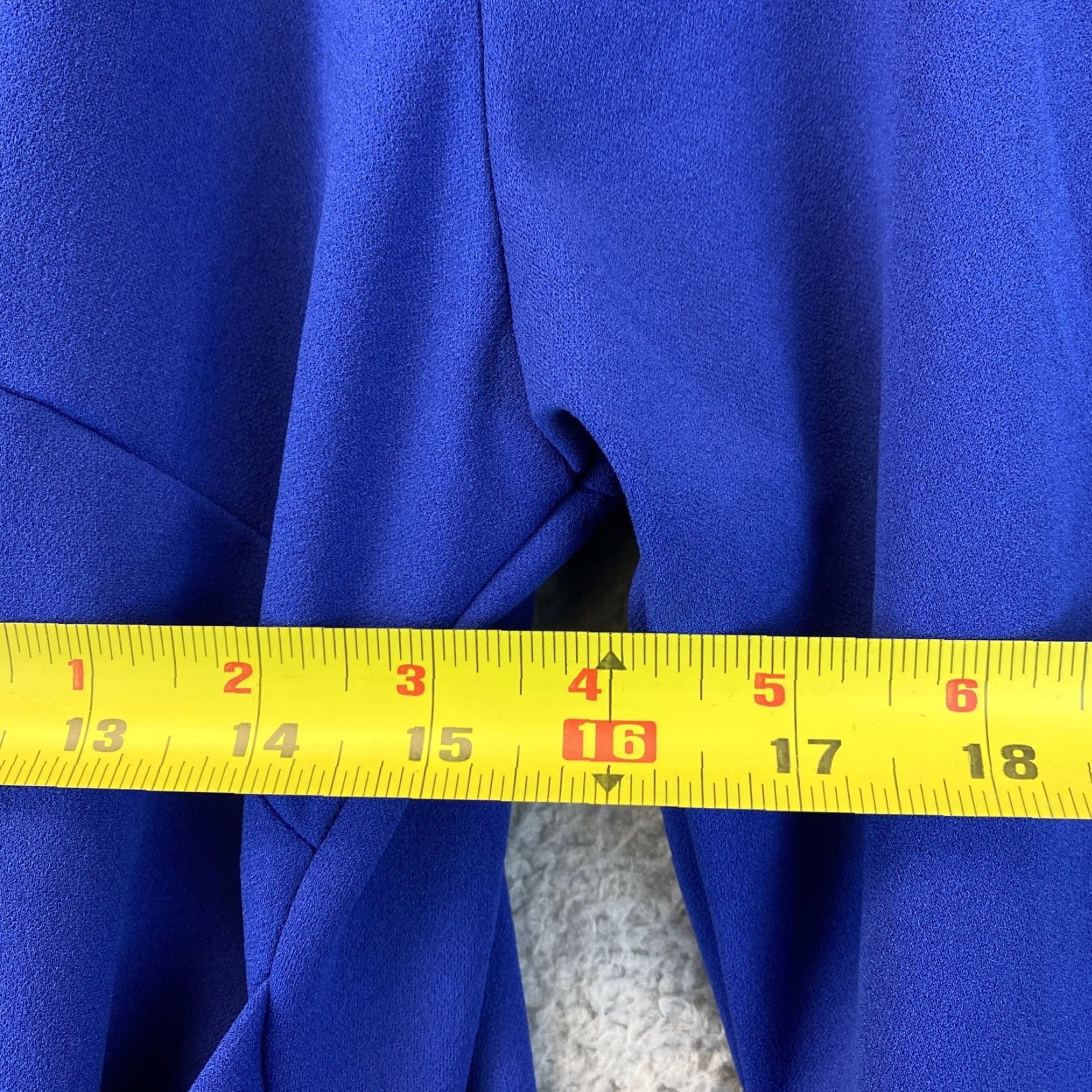 Vintage Ashley Boutique Women's XXL 2 XL Blue Longsleeve Dress NWT / 69-38 Size XXL / US 16-18 / IT 52-54 - 7 Thumbnail
