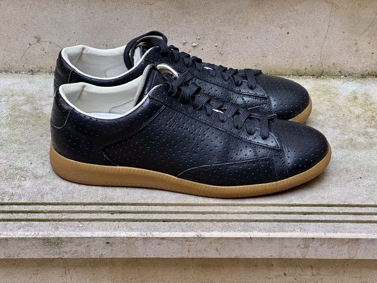 Maison Margiela Maison Margiela Replica perforated black leather Size US 8 / EU 41 - 6 Thumbnail