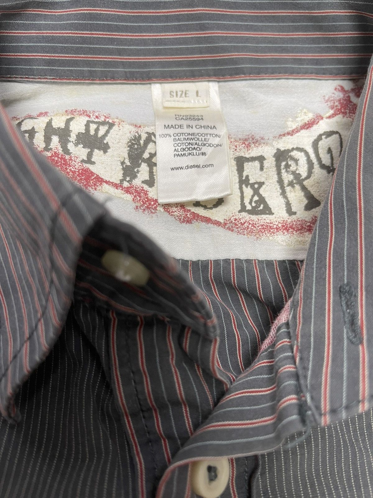 Diesel Diesel Button Up Shirt Size US L / EU 52-54 / 3 - 5 Thumbnail