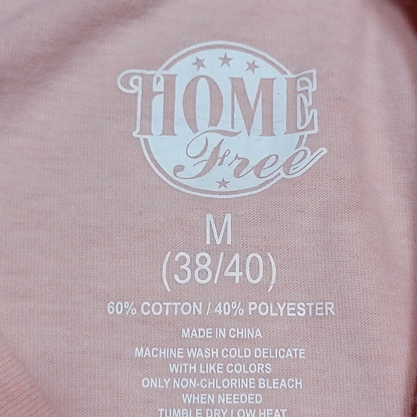 Other Home Free LS Salmon Tee "Texas Home" - Size Medium (38/40) Size M / US 6-8 / IT 42-44 - 5 Thumbnail