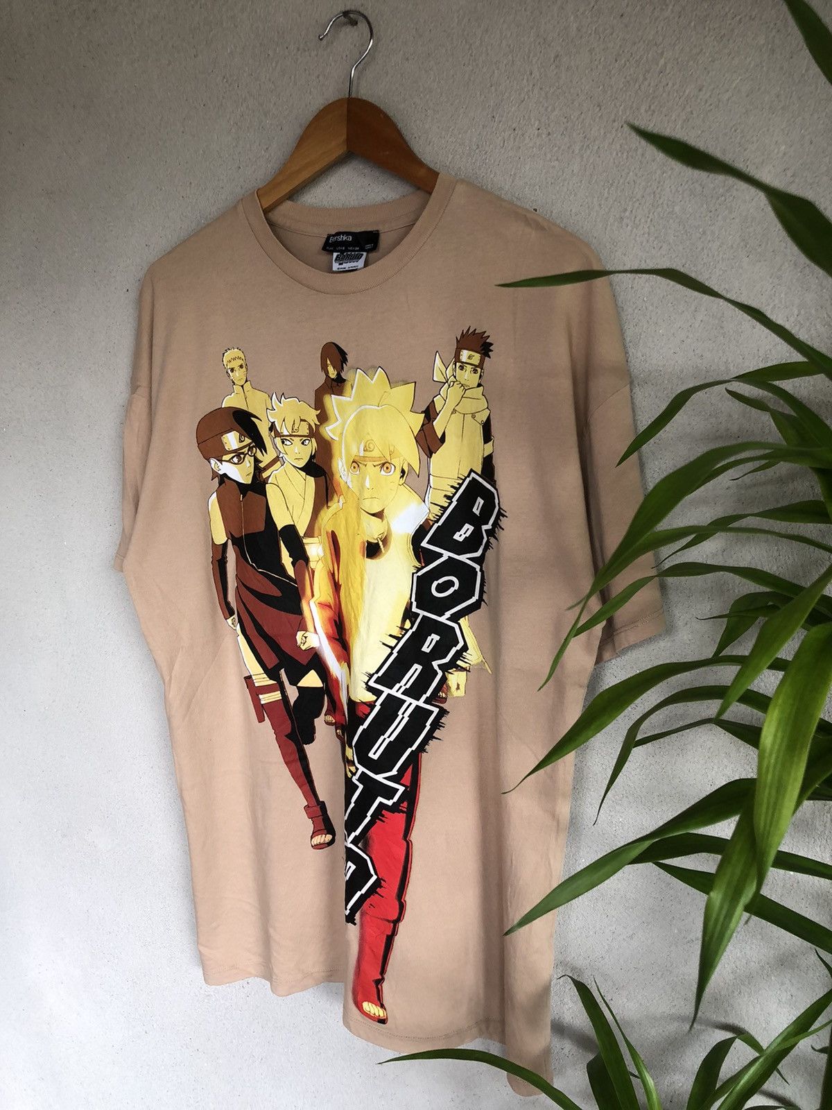 Anime × Bershka × Vintage Bershka X Japanese Anime Boruto Full Chracter Tshirts Size US L / EU 52-54 / 3 - 9 Thumbnail