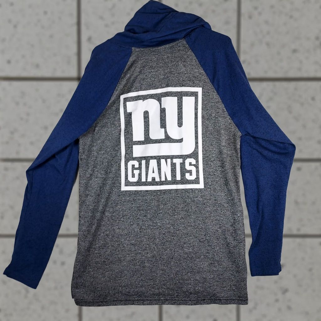 NFL New York Giants NFL Hoodie Men’s Large Gray Blue Pullover Team Apparel Size US L / EU 52-54 / 3 - 1 Thumbnail