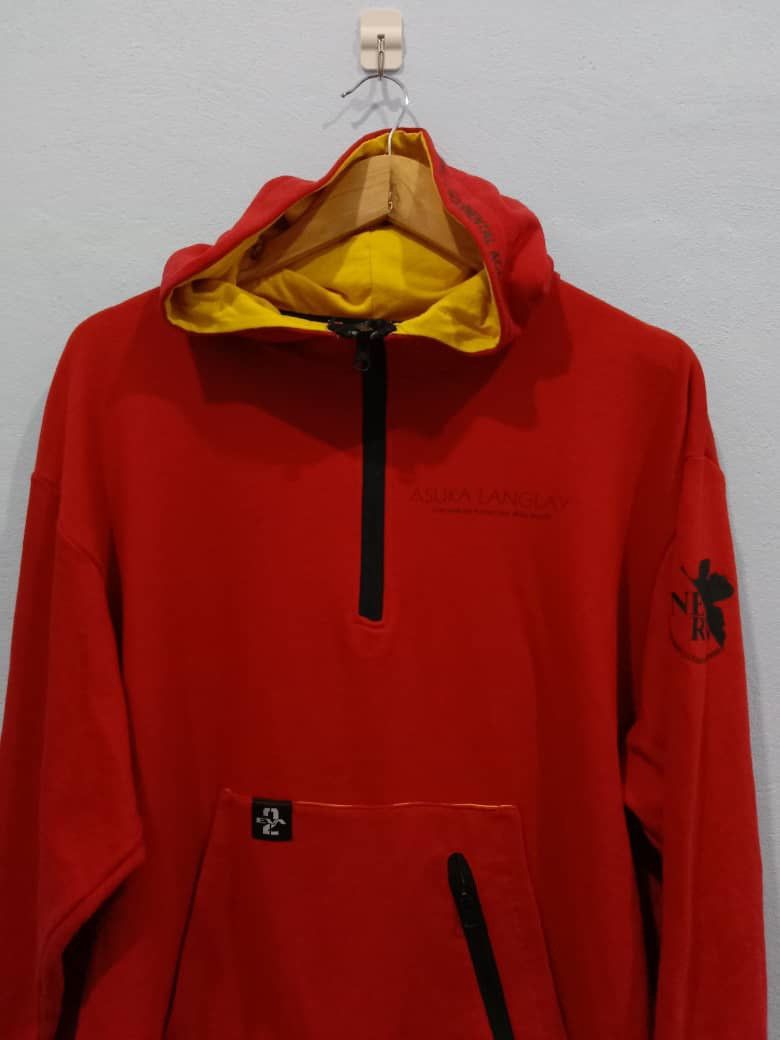 Anime EVANGELION ANIME HALFZIPPER RED HOODIE MEDIUM SAIZ Size US M / EU 48-50 / 2 - 4 Thumbnail